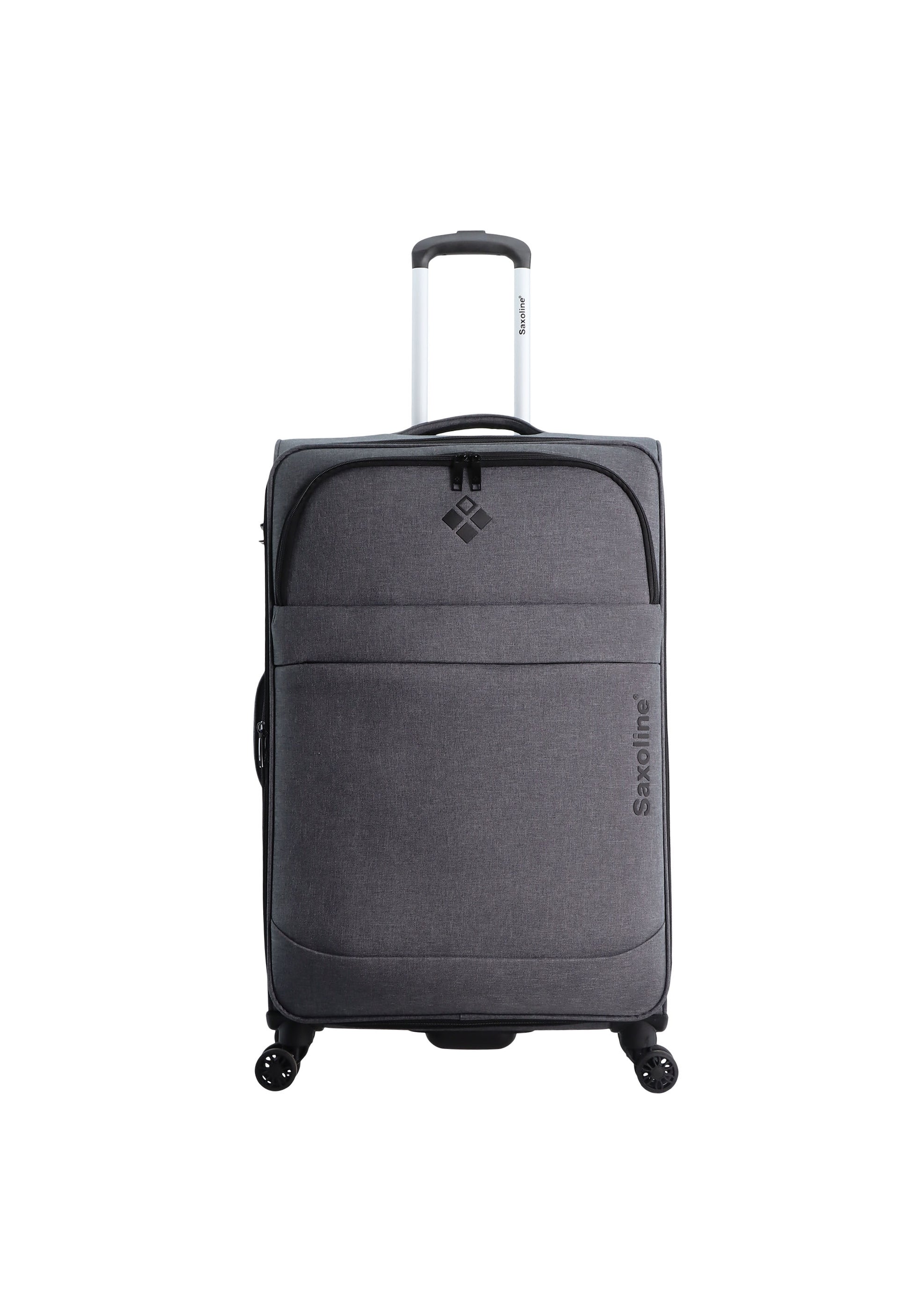 Saxoline 2 Tone Polyester Weichschalenkoffer / Trolley / Reisekoffer - 77 cm - (Large)
