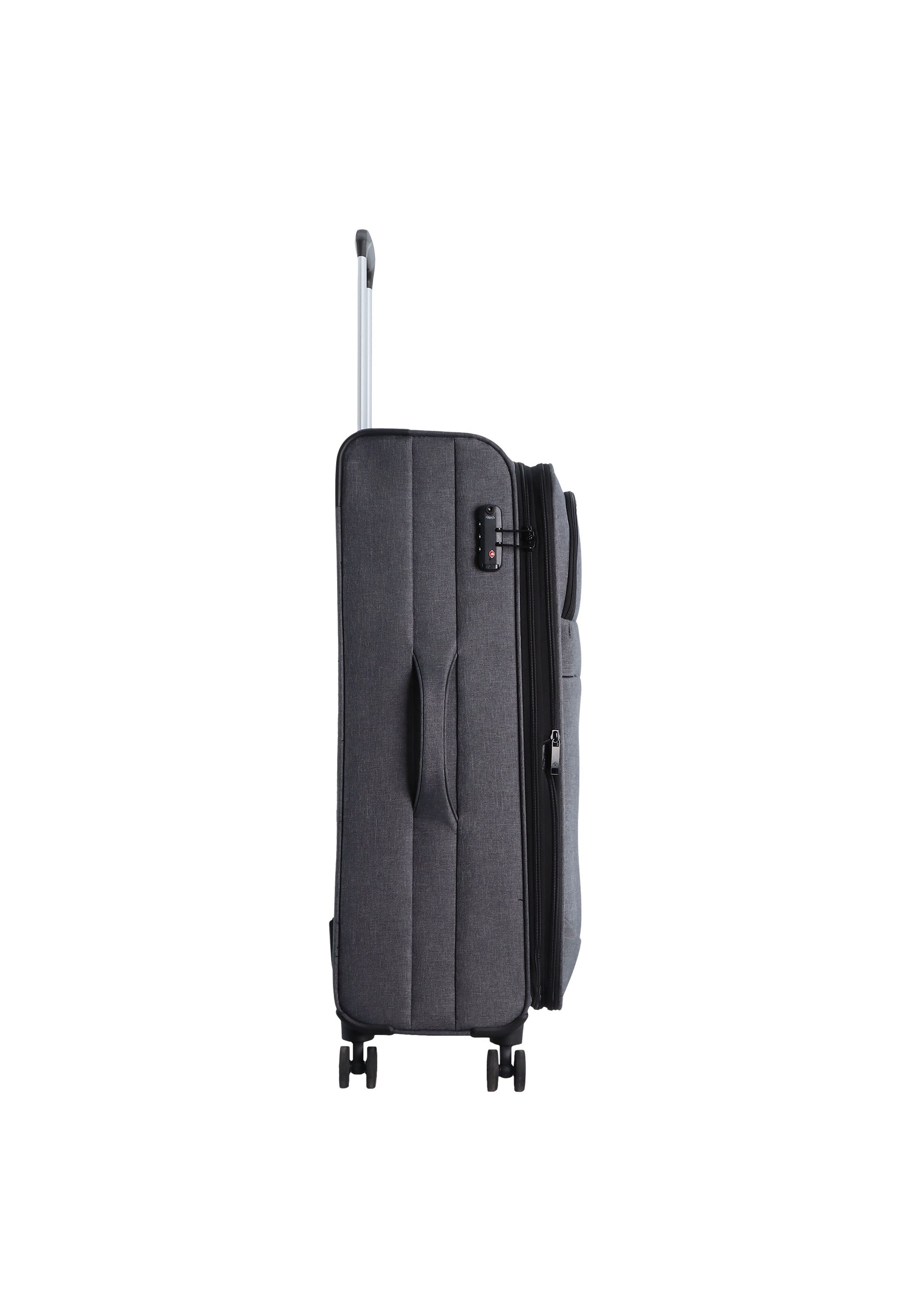 Saxoline 2 Tone Polyester Weichschalenkoffer / Trolley / Reisekoffer - 77 cm - (Large)