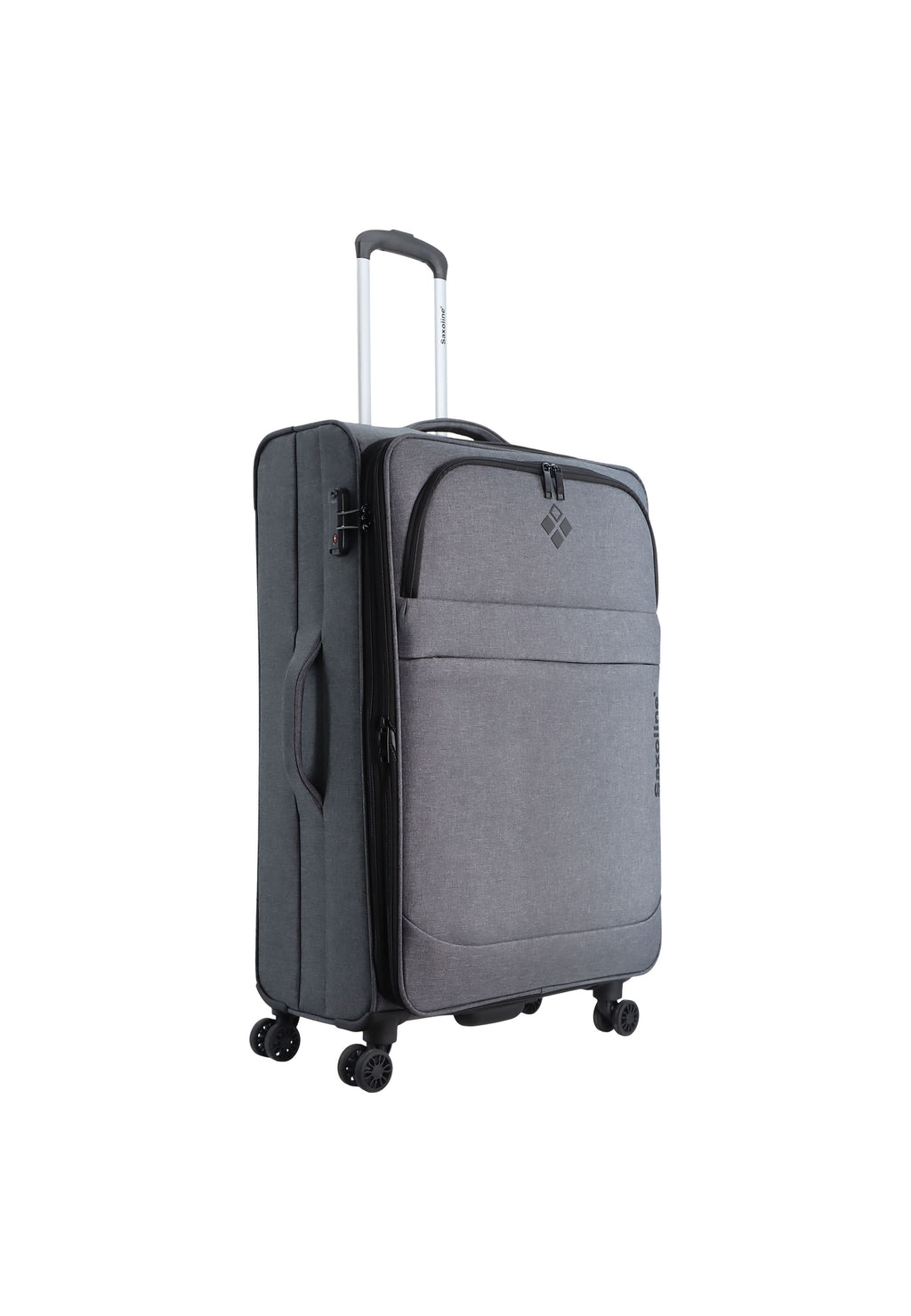 Saxoline 2 Tone Polyester Weichschalenkoffer / Trolley / Reisekoffer - 77 cm - (Large)