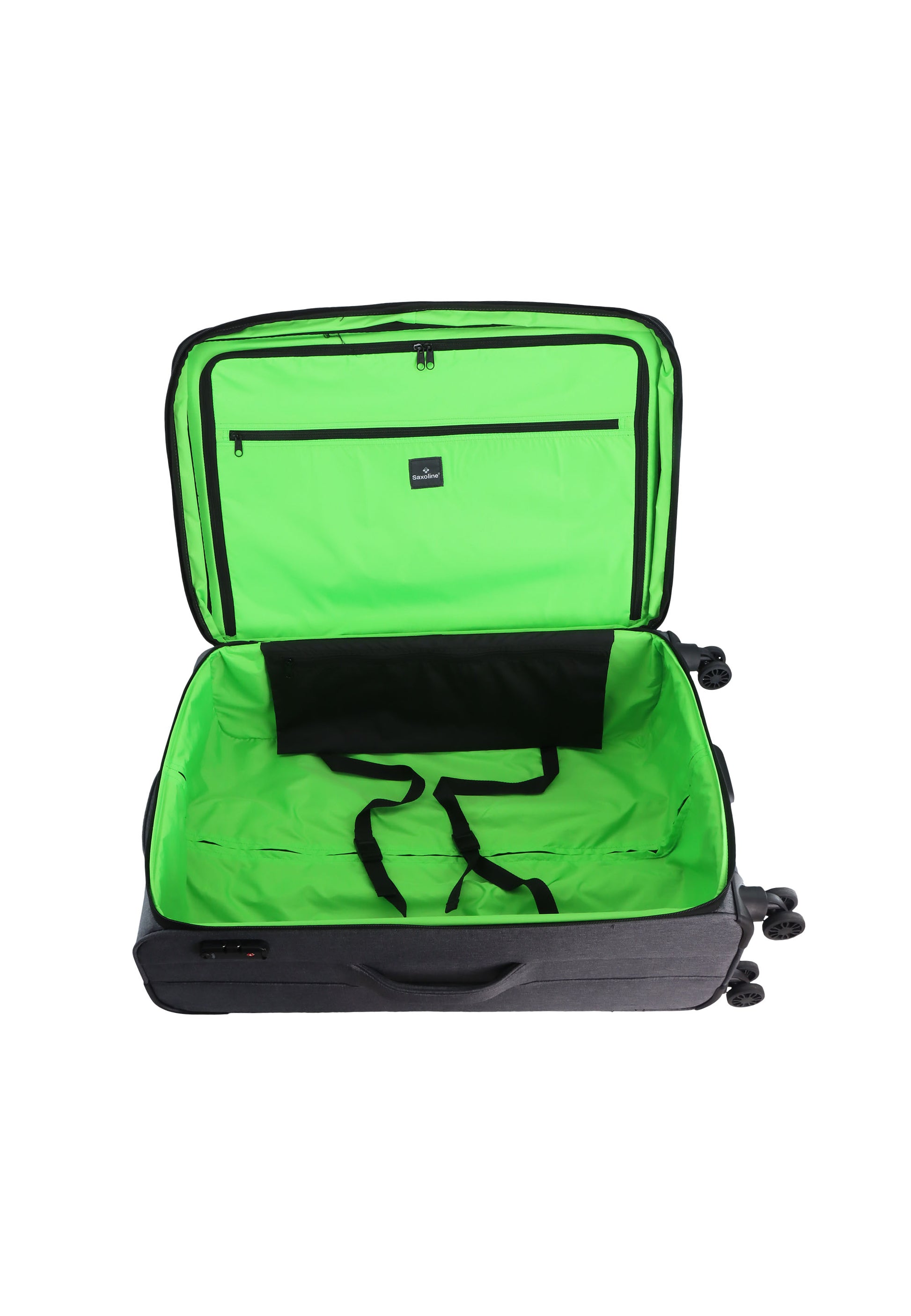 Saxoline 2 Tone Polyester Weichschalenkoffer / Trolley / Reisekoffer - 77 cm - (Large)