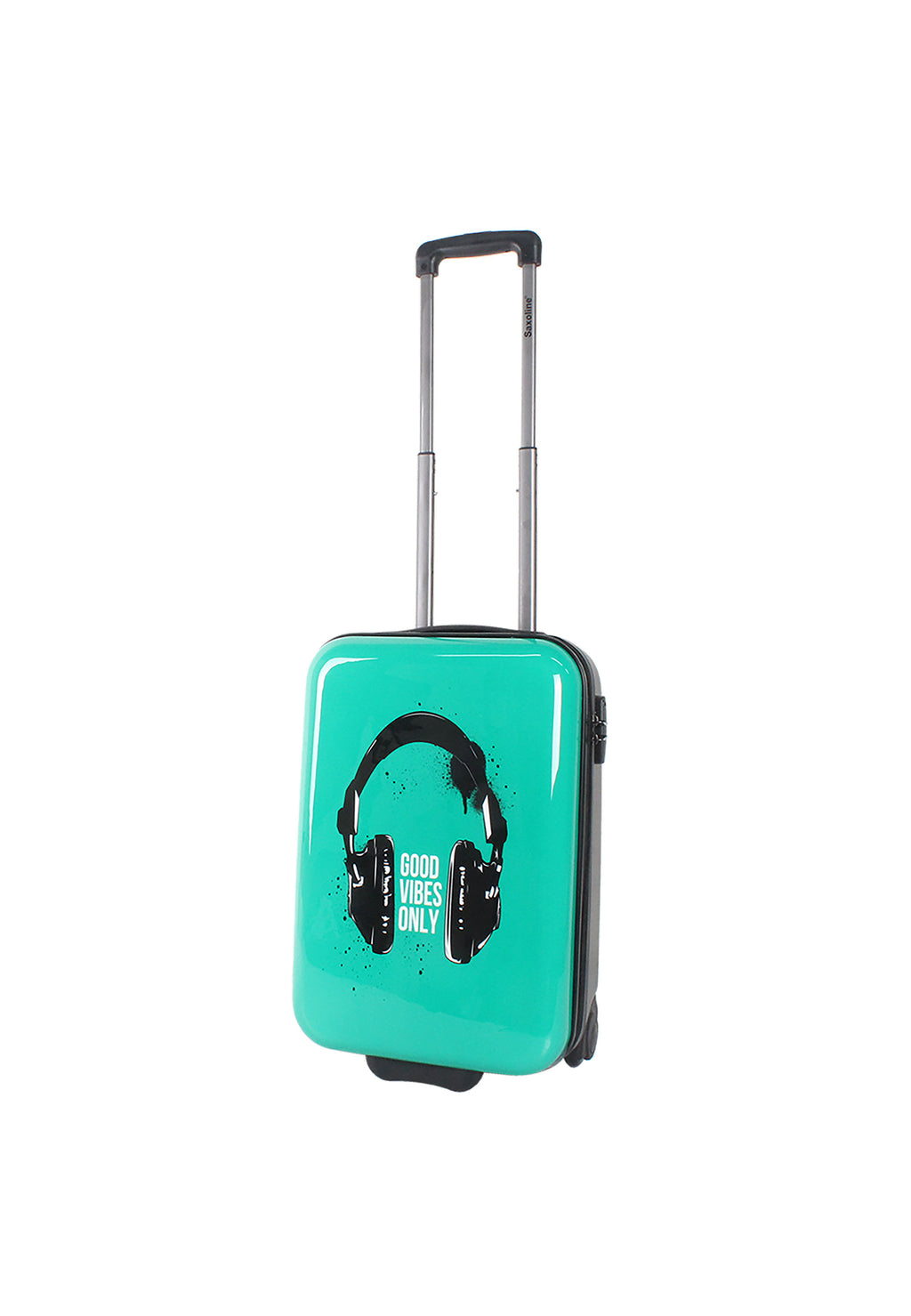Saxoline - Heaphone Motiv Handgepäck Hartschalenkoffer / Trolley / Reisekoffer - 53 cm - (Small)