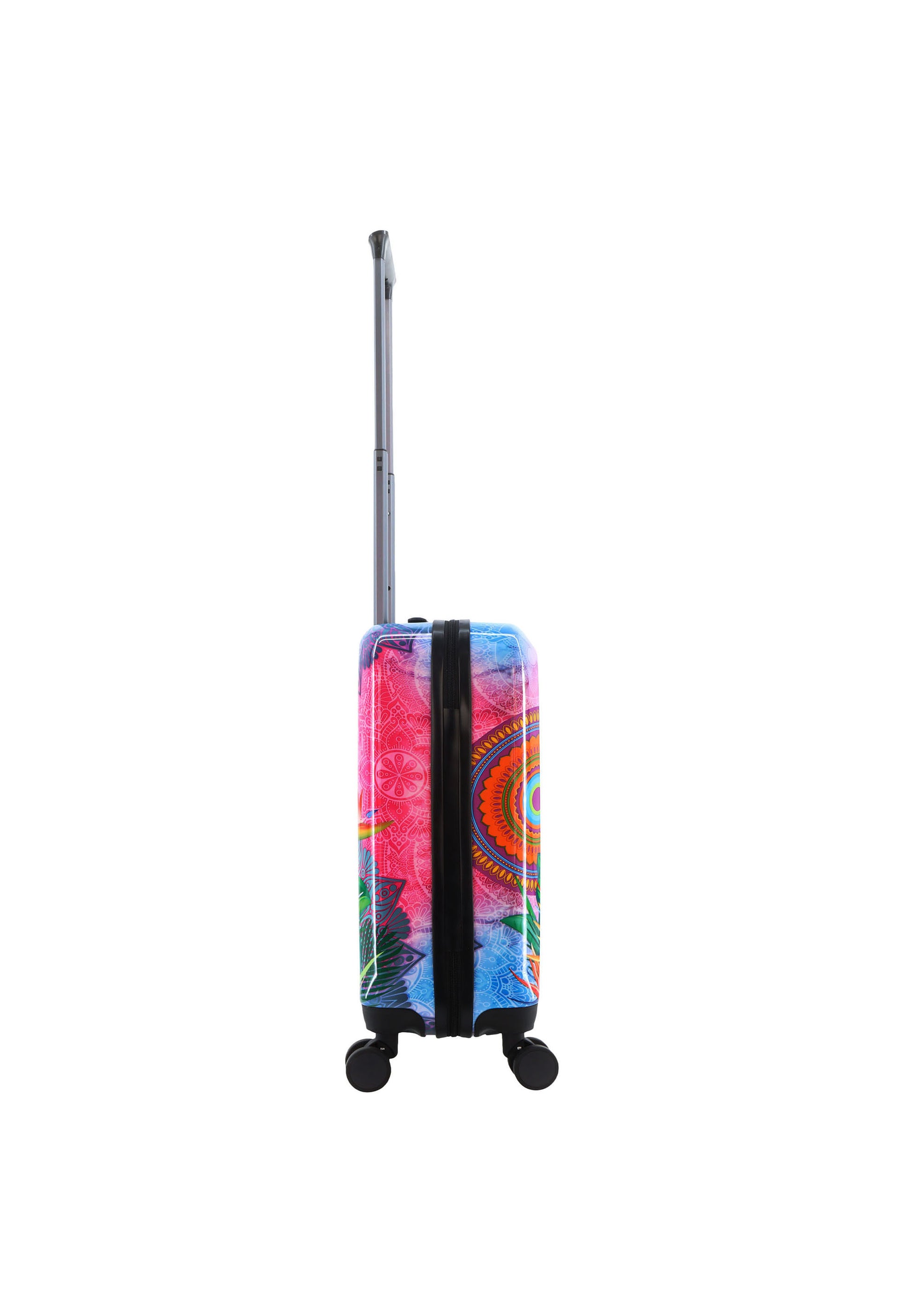 Saxoline Blue - Butterfly Nature Handgepäck Hartschalenkoffer / Trolley / Reisekoffer - 55 cm - (Small)