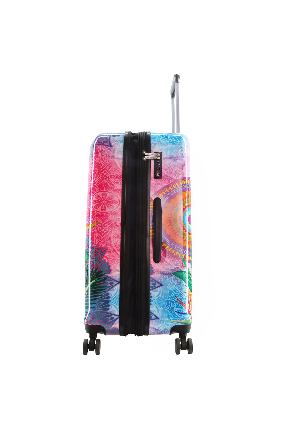 Saxoline Blue - Butterfly Nature Hartschalenkoffer / Trolley / Reisekoffer - 77 cm - (Large)