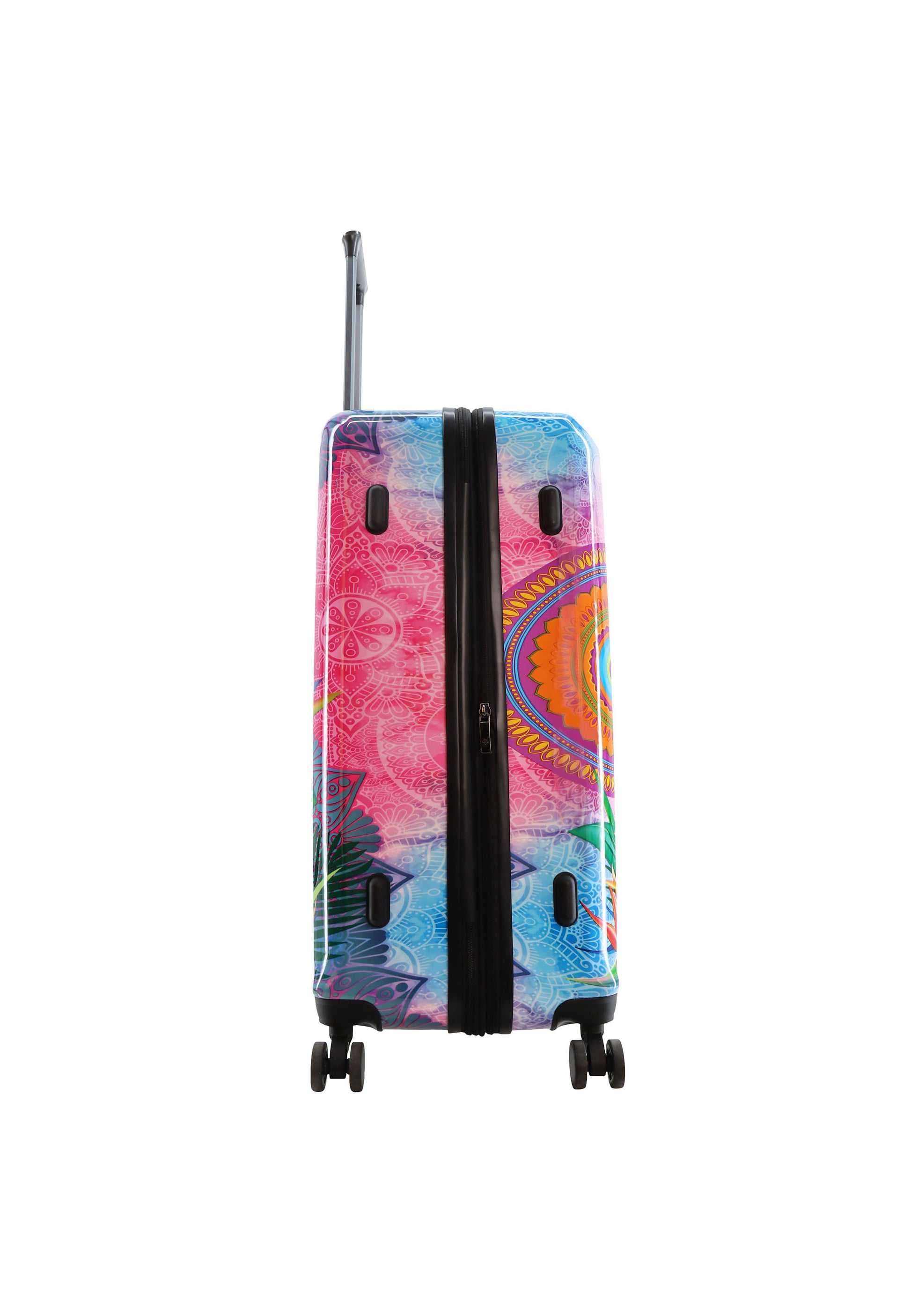 Saxoline Blue - Butterfly Nature Hartschalenkoffer / Trolley / Reisekoffer - 77 cm - (Large)