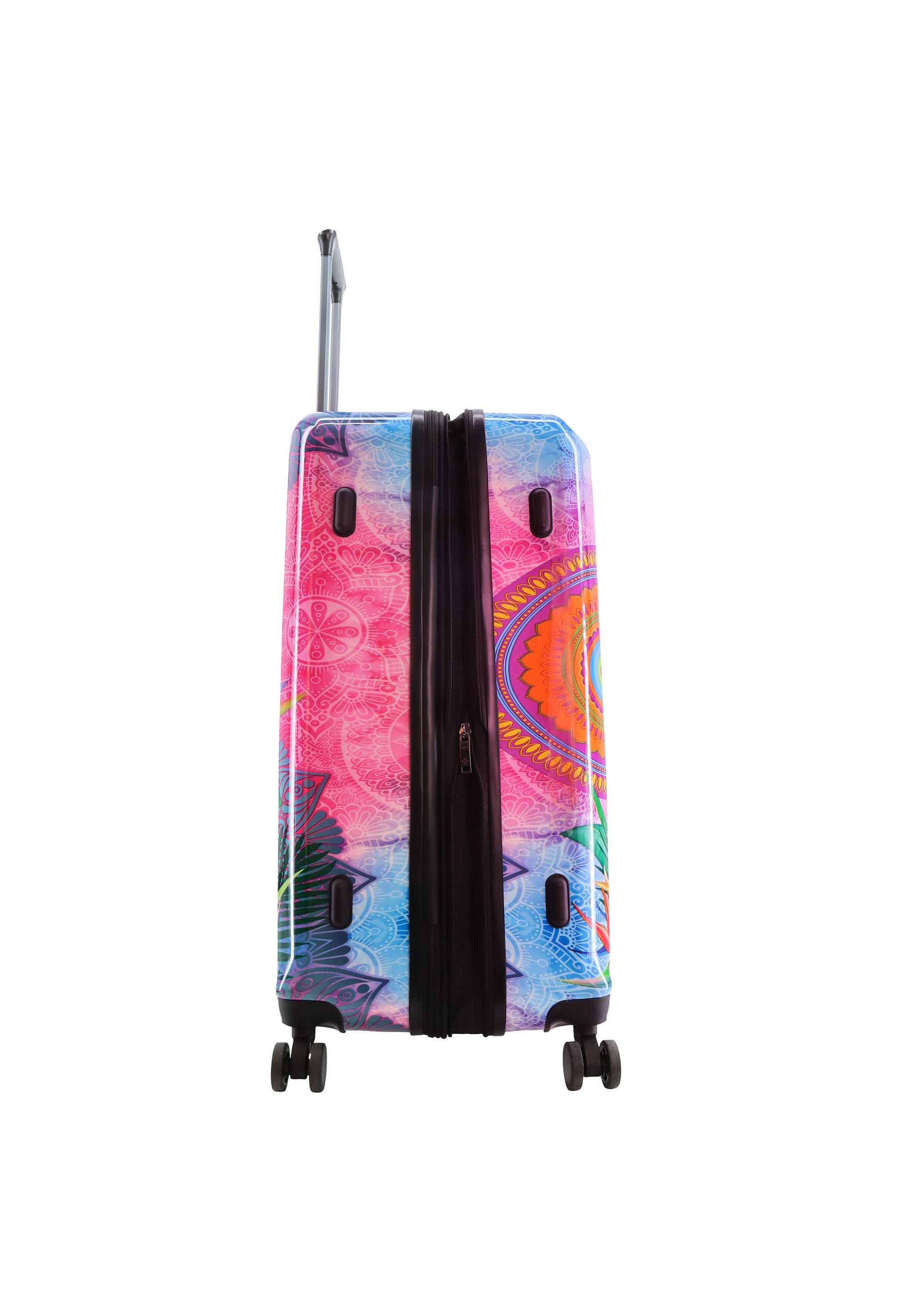 Saxoline Blue - Butterfly Nature Hartschalenkoffer / Trolley / Reisekoffer - 77 cm - (Large)