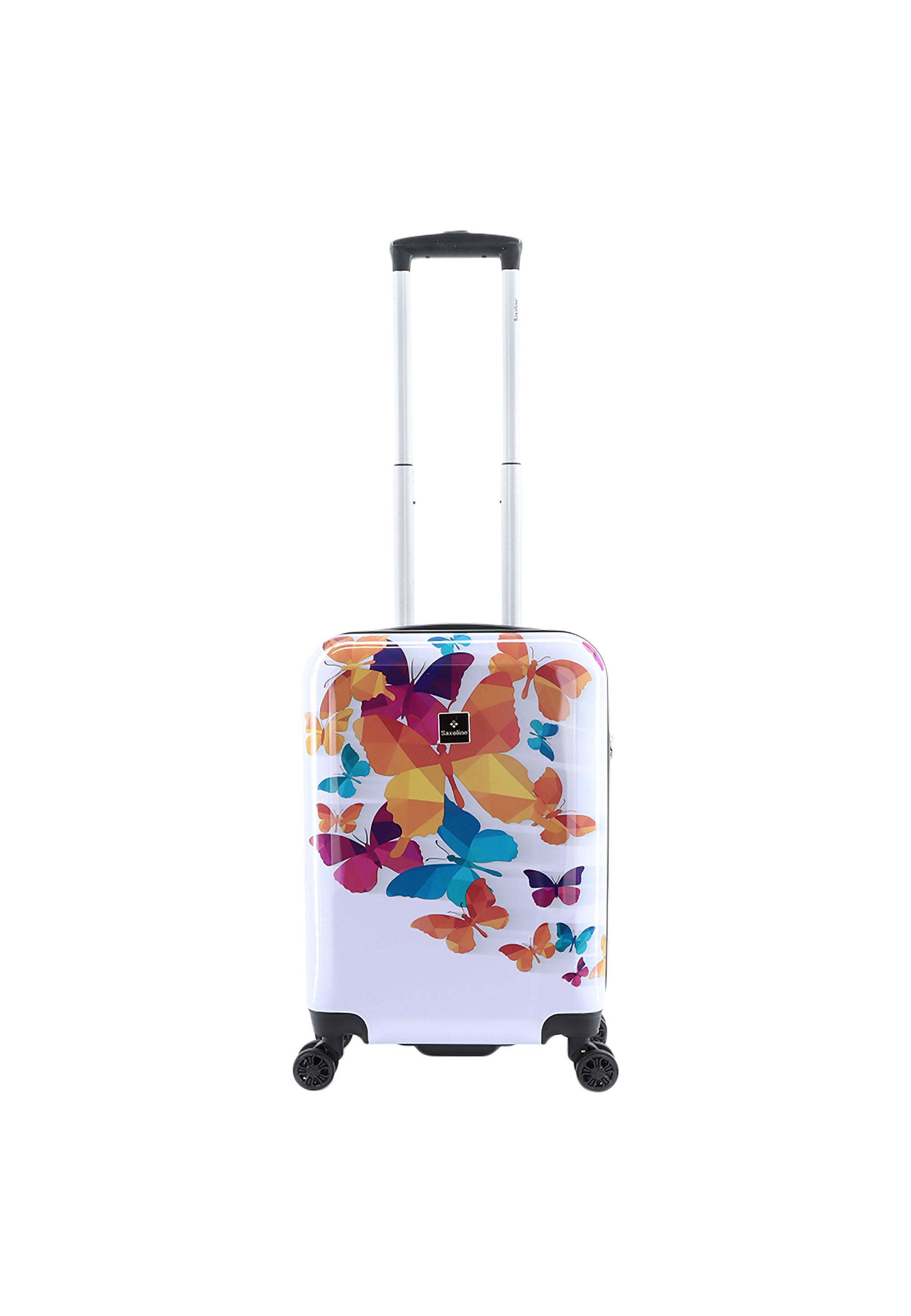 Saxoline - Butterfly Fun Handgepäck Hartschalenkoffer / Trolley / Reisekoffer - 55 cm - (Small)