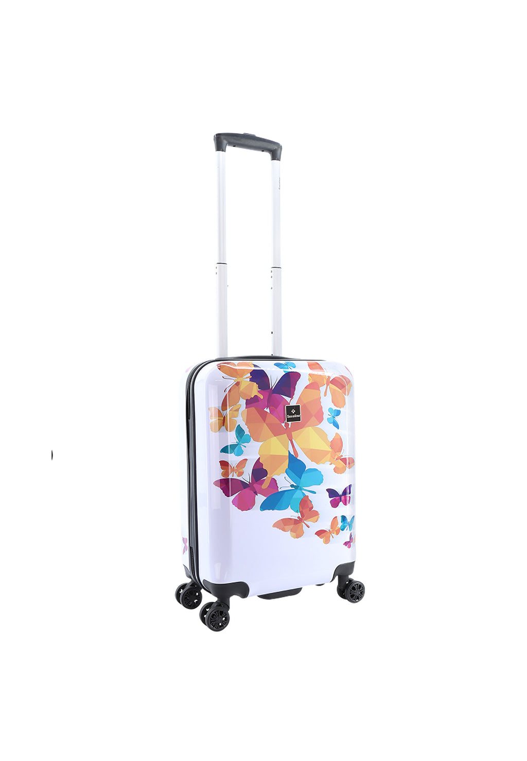 Saxoline - Butterfly Fun Handgepäck Hartschalenkoffer / Trolley / Reisekoffer - 55 cm - (Small)