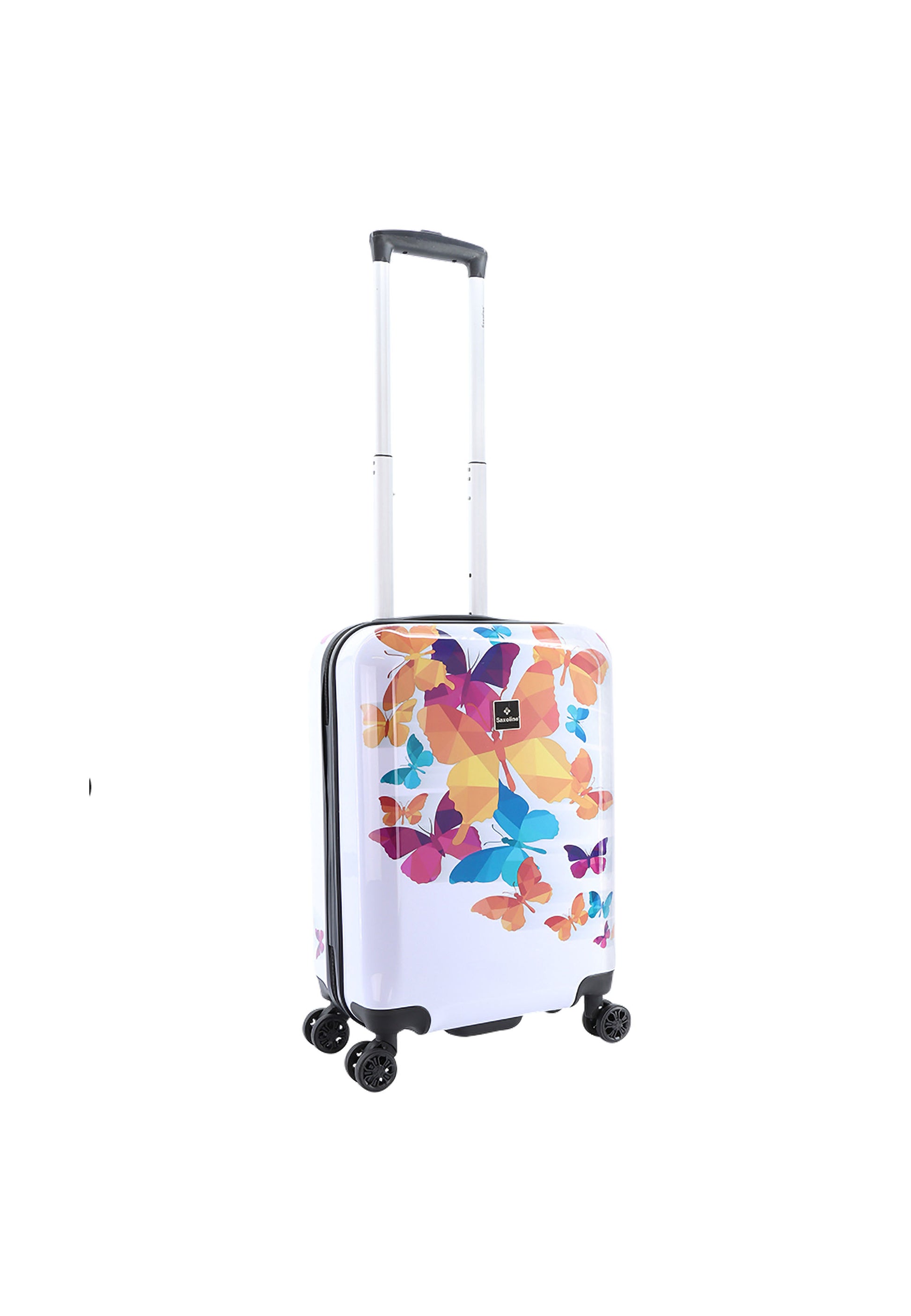 Saxoline - Butterfly Fun Handgepäck Hartschalenkoffer / Trolley / Reisekoffer - 55 cm - (Small)