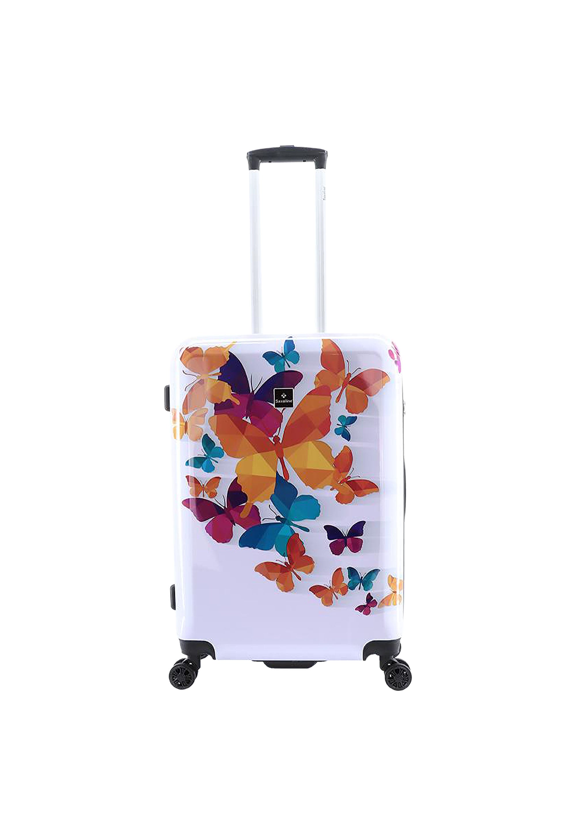 Saxoline - Butterfly Fun Hartschalenkoffer / Trolley / Reisekoffer - 67 cm - (Medium)