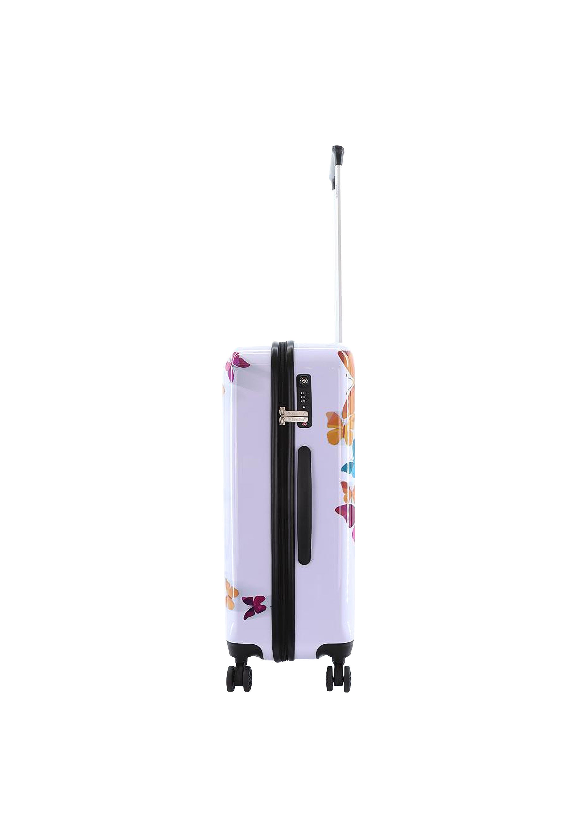 Saxoline - Butterfly Fun Hartschalenkoffer / Trolley / Reisekoffer - 67 cm - (Medium)