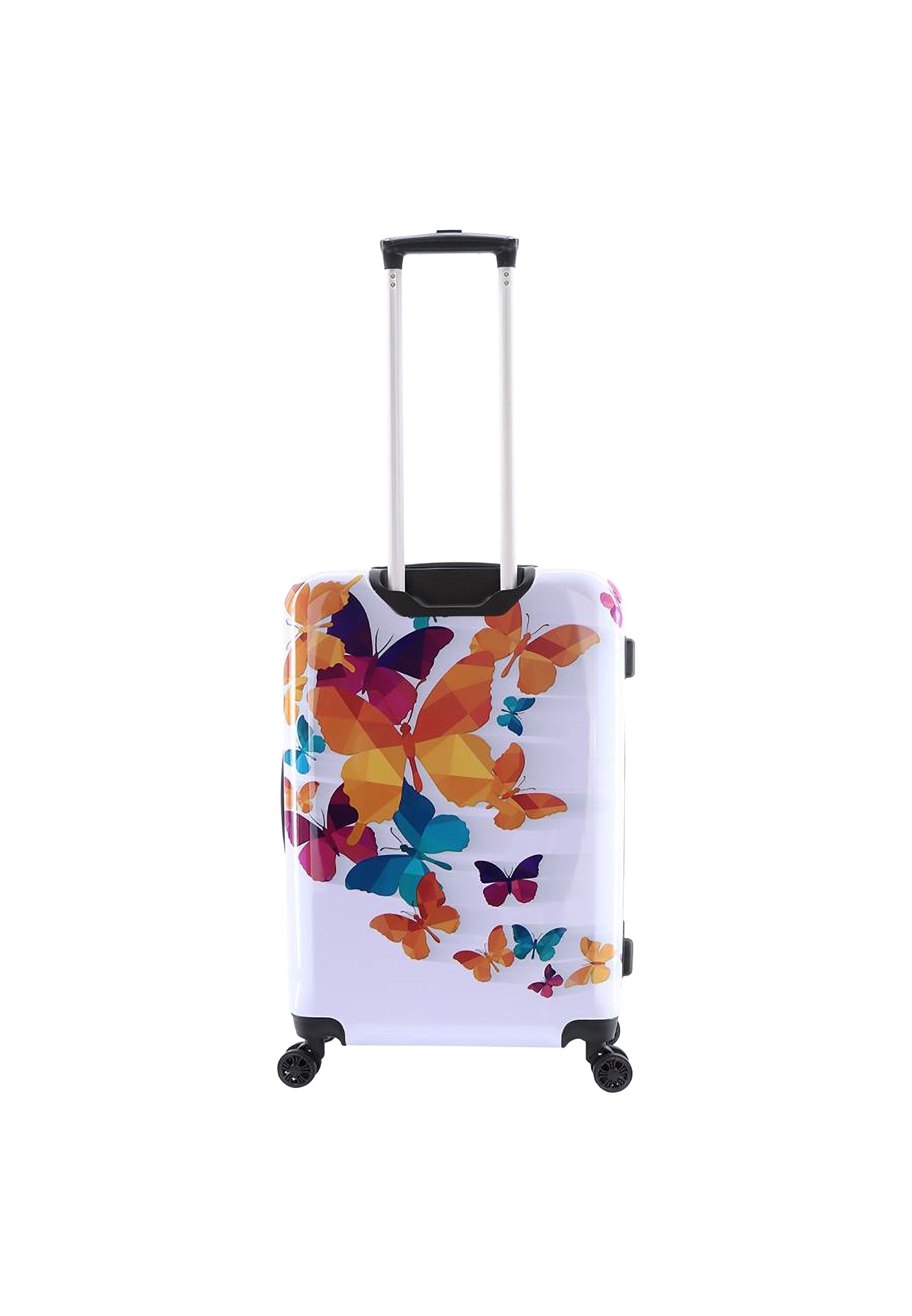 Saxoline - Butterfly Fun Hartschalenkoffer / Trolley / Reisekoffer - 67 cm - (Medium)