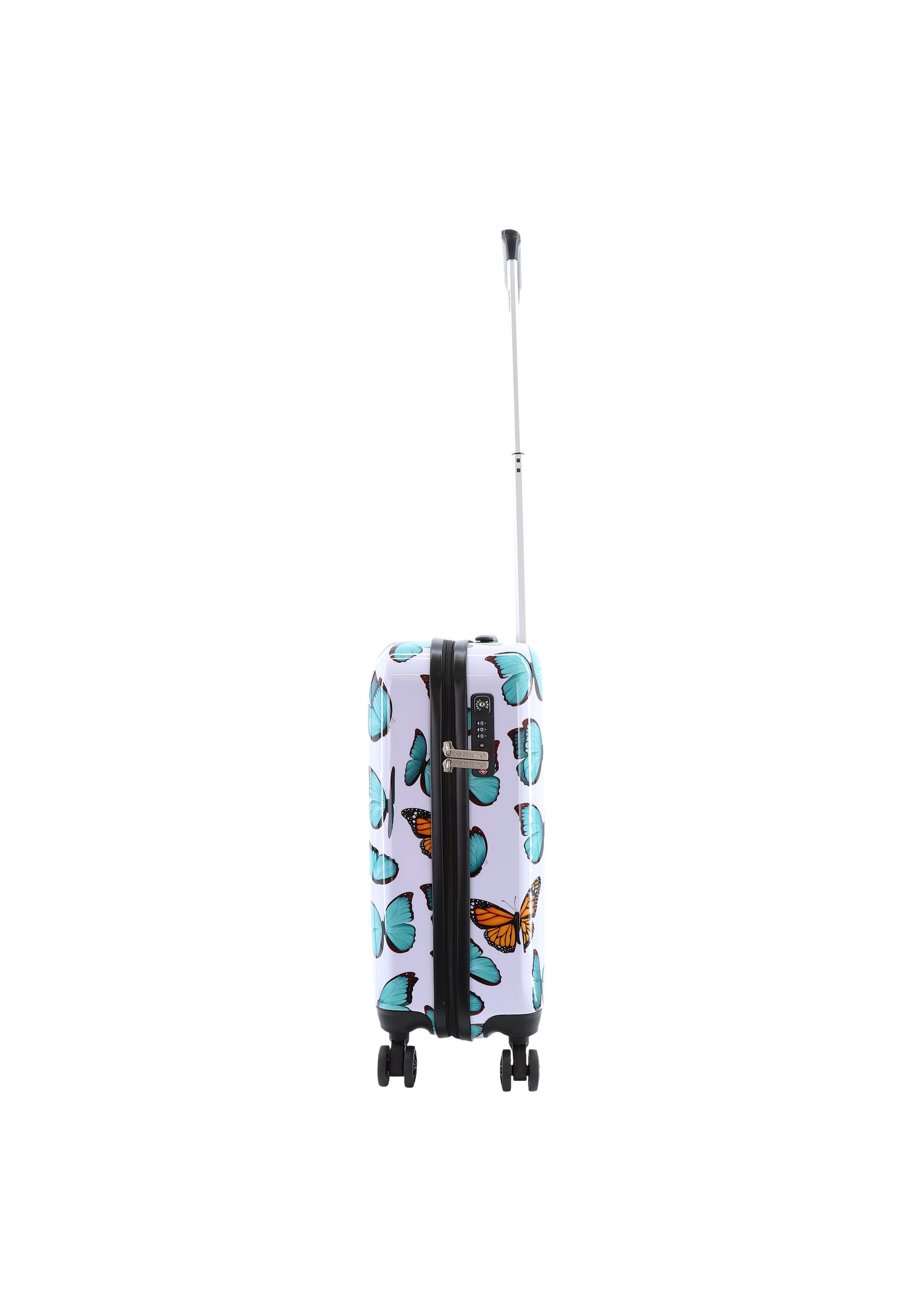 Saxoline - Schmetterling Handgepäck Hartschalenkoffer / Trolley / Reisekoffer - 55 cm - (Small)