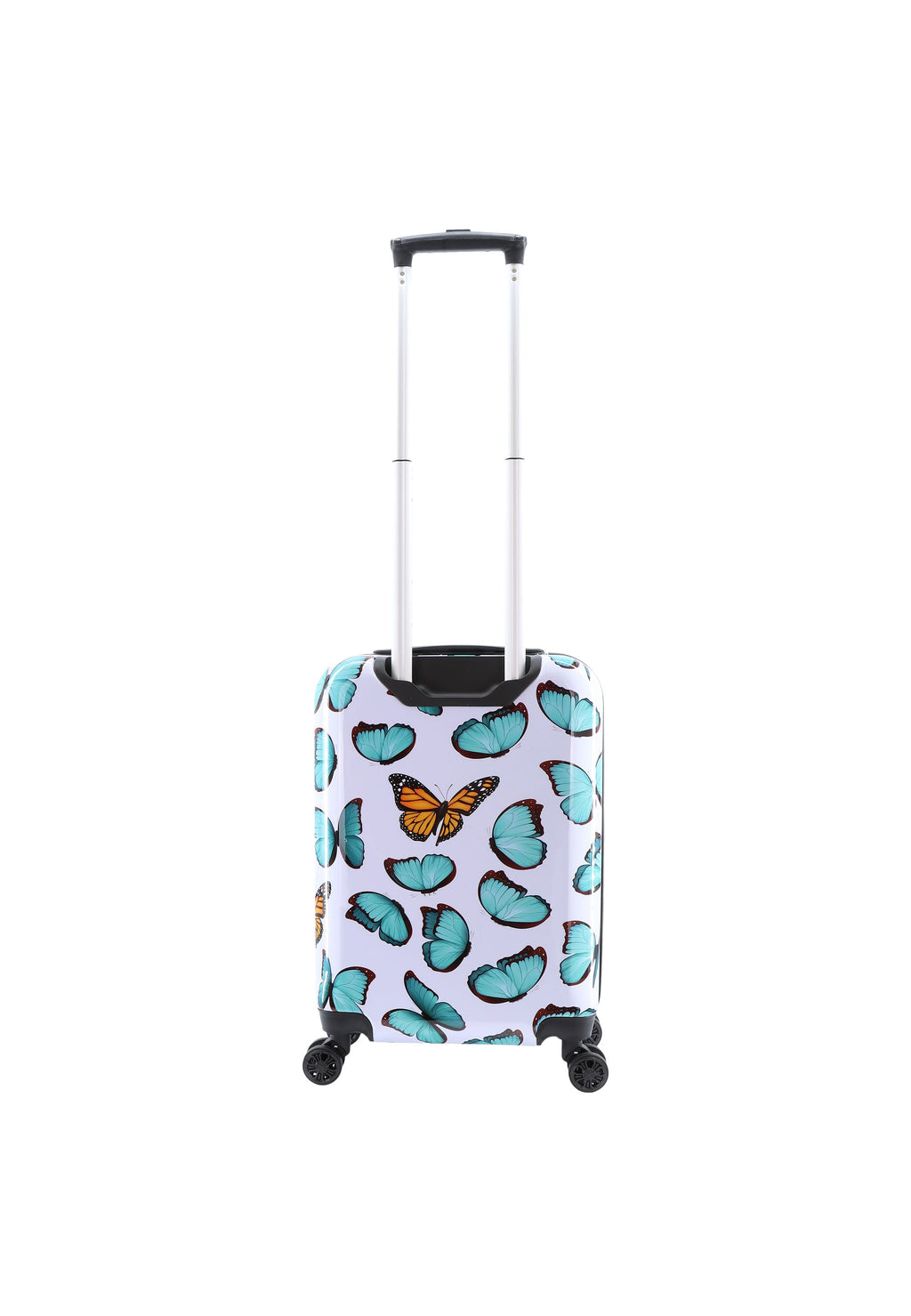 Saxoline Hartschalen-Handgepäckkoffer / Trolley / Reisekoffer - 55cm (Small) - Springful Print – Produktansicht 4
