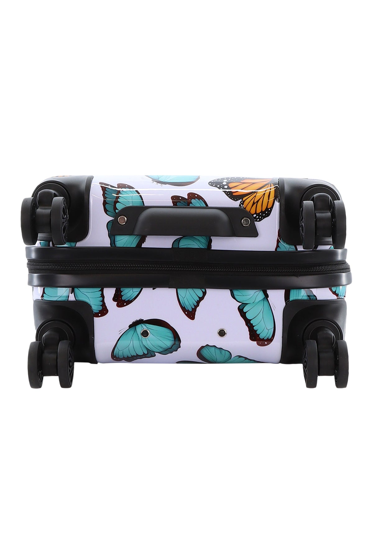 Saxoline Hartschalen-Handgepäckkoffer / Trolley / Reisekoffer - 55cm (Small) - Springful Print – Produktansicht 8