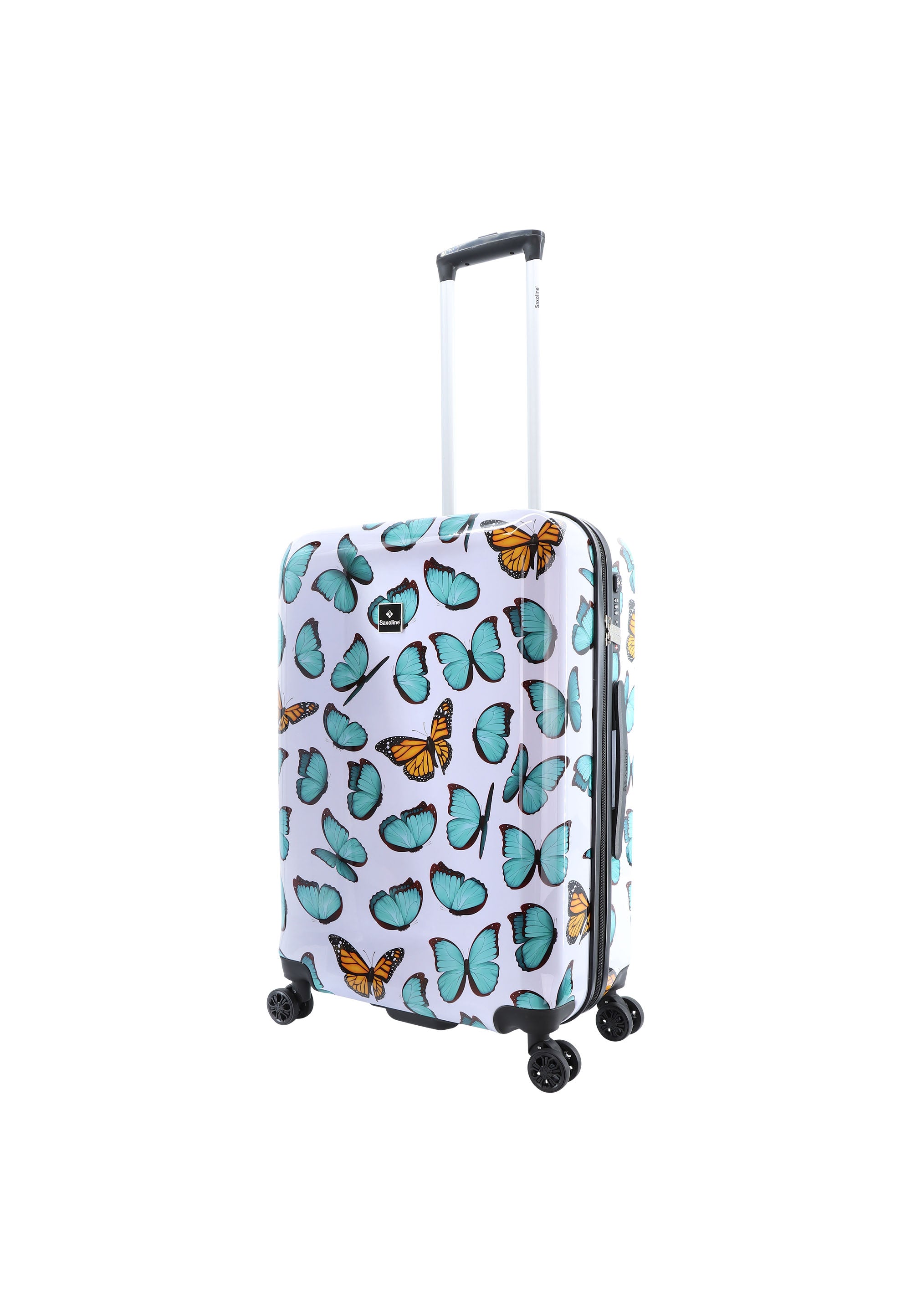 Saxoline - Schmetterling Hartschalenkoffer / Trolley / Reisekoffer - 67 cm - (Medium)