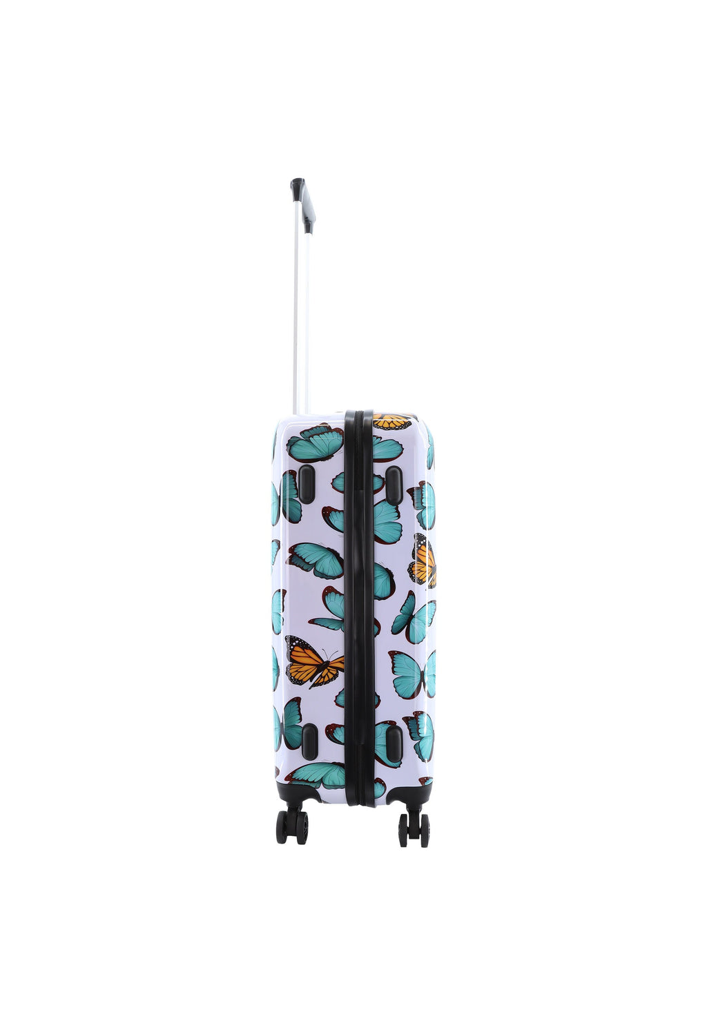 Saxoline Hartschalenkoffer / Trolley / Reisekoffer - 66 cm (Medium) - Springful Print – Produktansicht 5