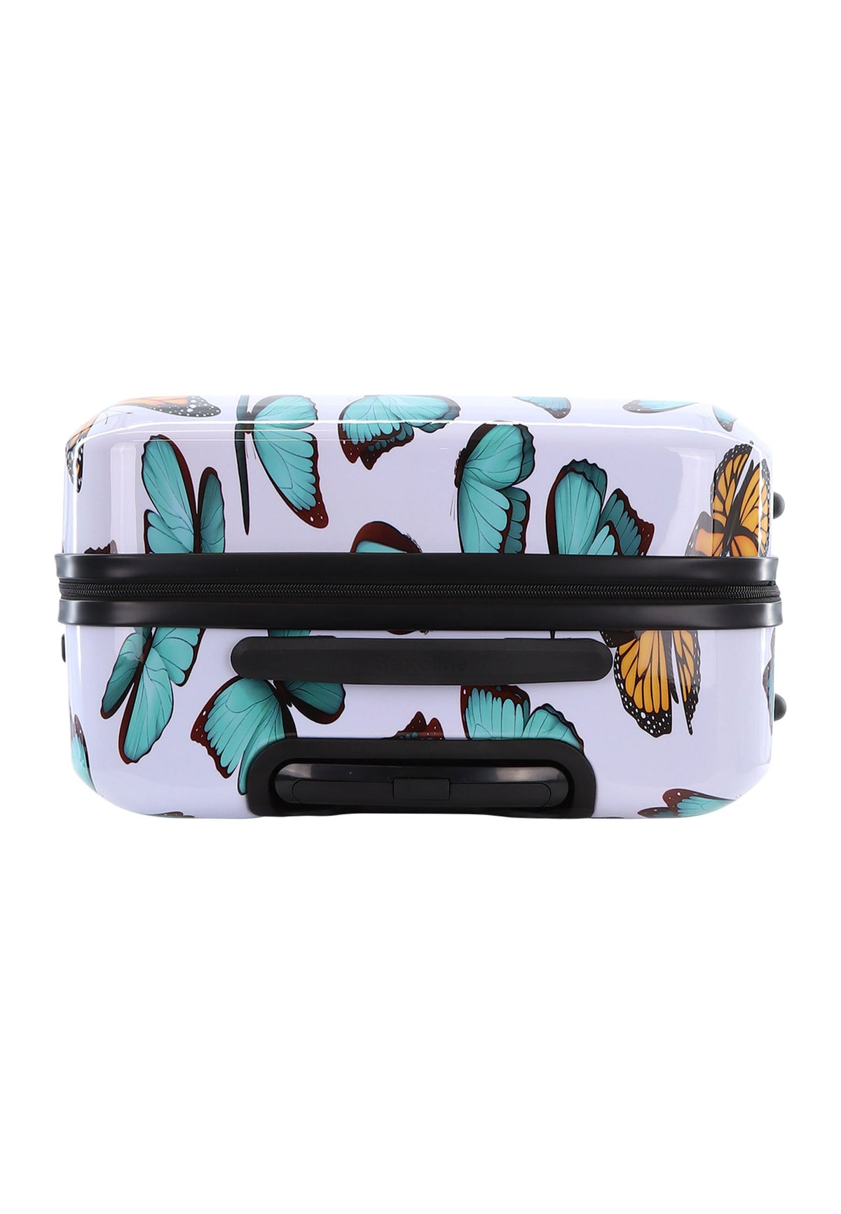 Saxoline Hartschalenkoffer / Trolley / Reisekoffer - 66 cm (Medium) - Springful Print – Produktansicht 7