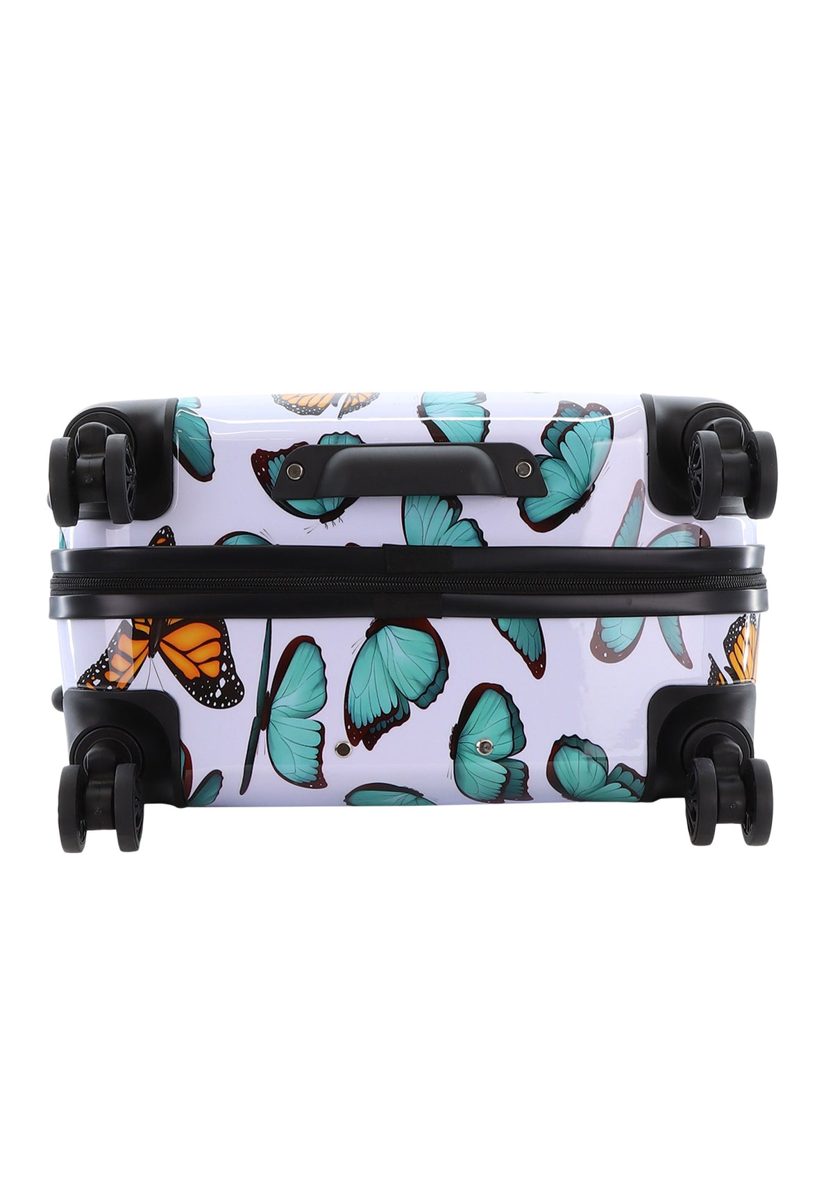 Saxoline Hartschalenkoffer / Trolley / Reisekoffer - 66 cm (Medium) - Springful Print – Produktansicht 8