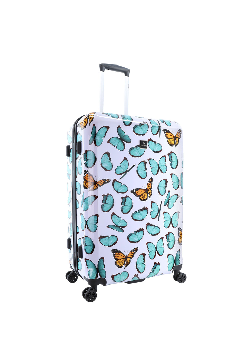 Saxoline Hartschalenkoffer / Trolley / Reisekoffer - 76 cm (Large) - Springful Print – Produktansicht 6