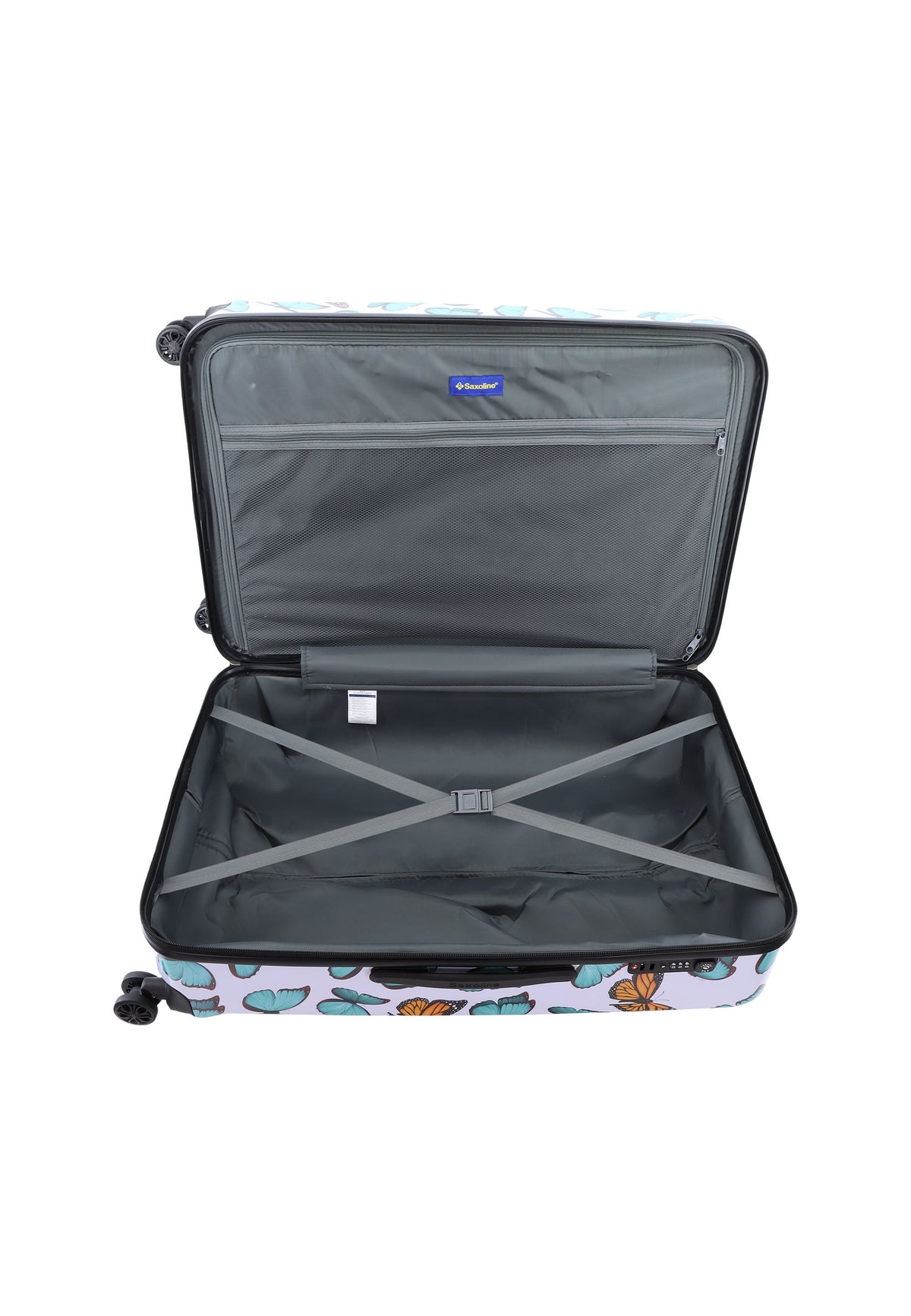 Saxoline Hartschalenkoffer / Trolley / Reisekoffer - 76 cm (Large) - Springful Print – Produktansicht 9