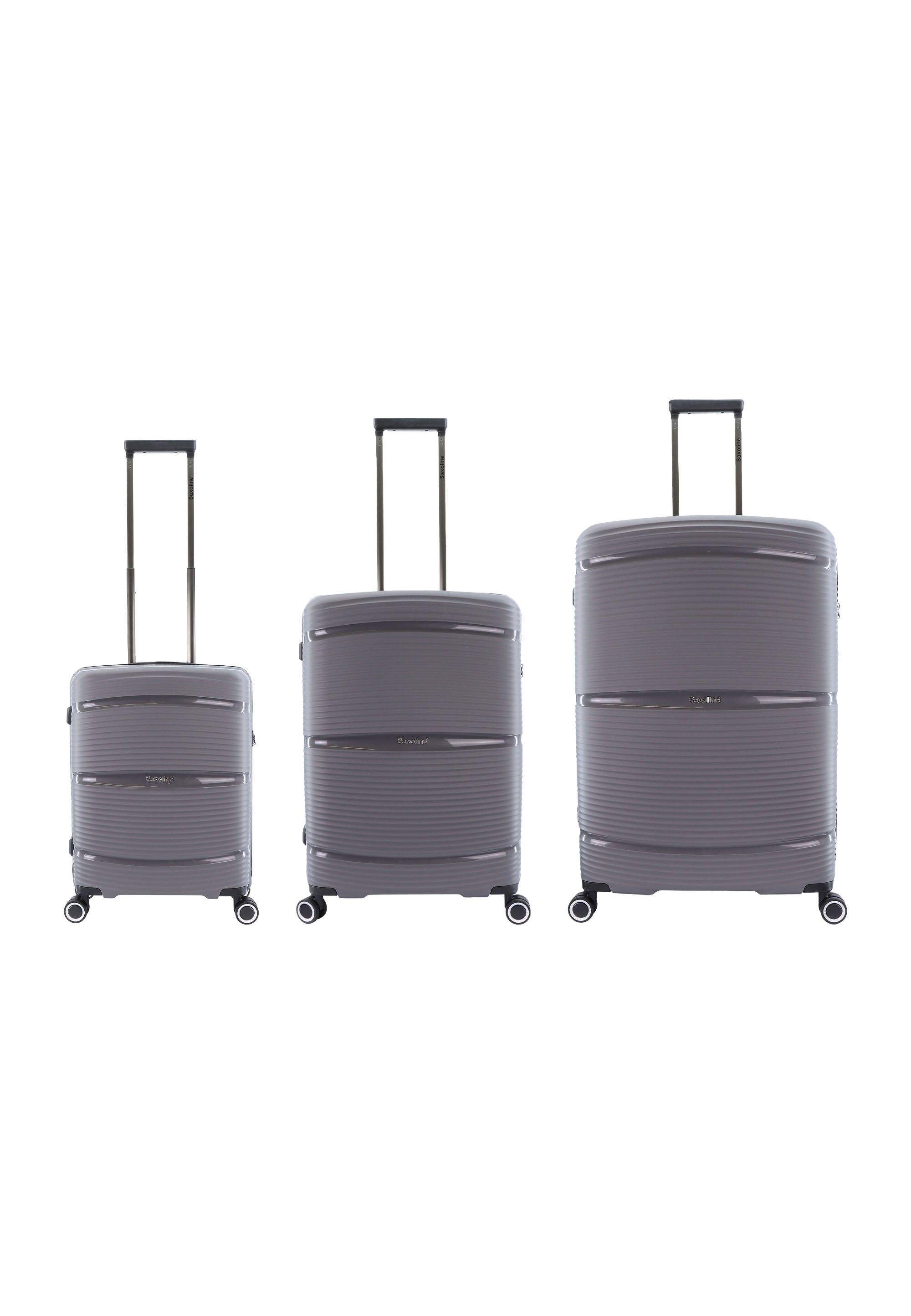 Saxoline - Taupe Hartschalen-Kofferset / Trolley-Set / Reisekofferset - (S/M/L)