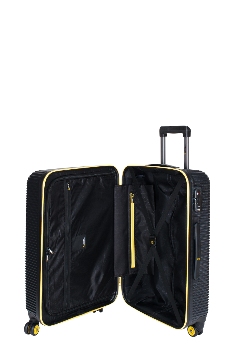 National Geographic Abroad Hartschalenkoffer 67 cm Medium Schwarz – Produktansicht 8