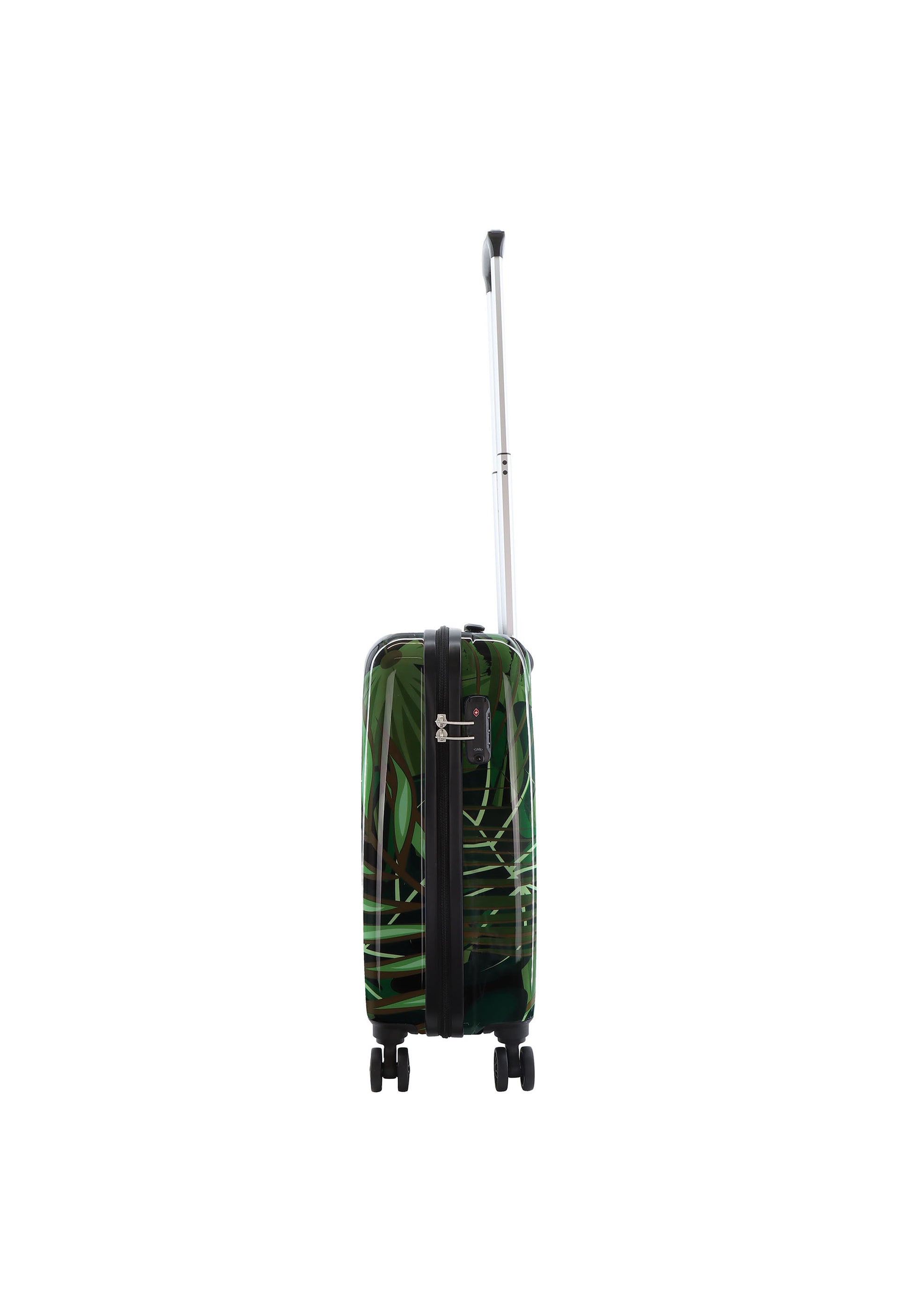 Saxoline - Palm Leaves Handgepäck Hartschalenkoffer / Trolley / Reisekoffer - 54 cm - (Small)
