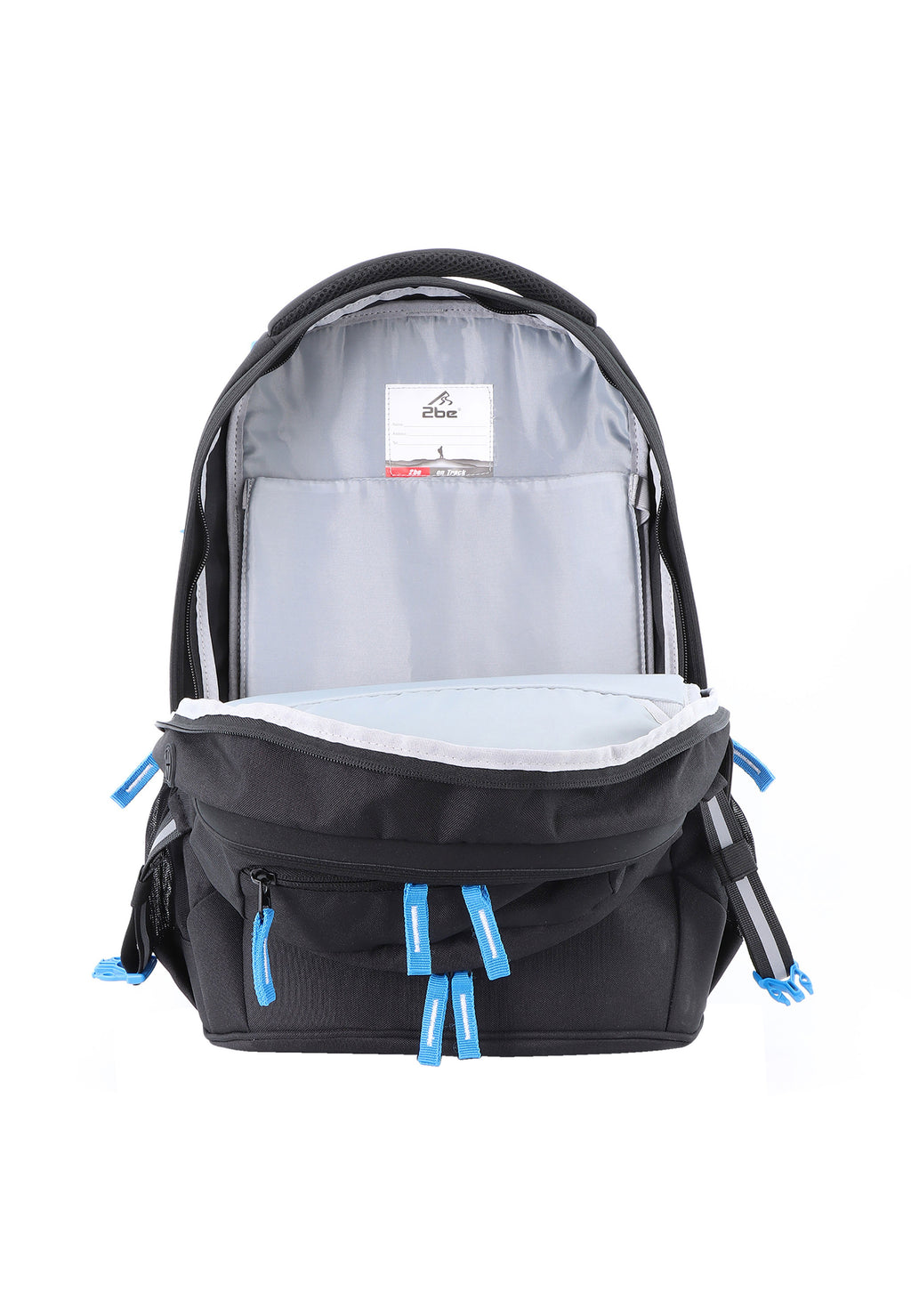2be Ergonomisches Schulrucksack-Set 27 L – Schwarz – Produktansicht 4