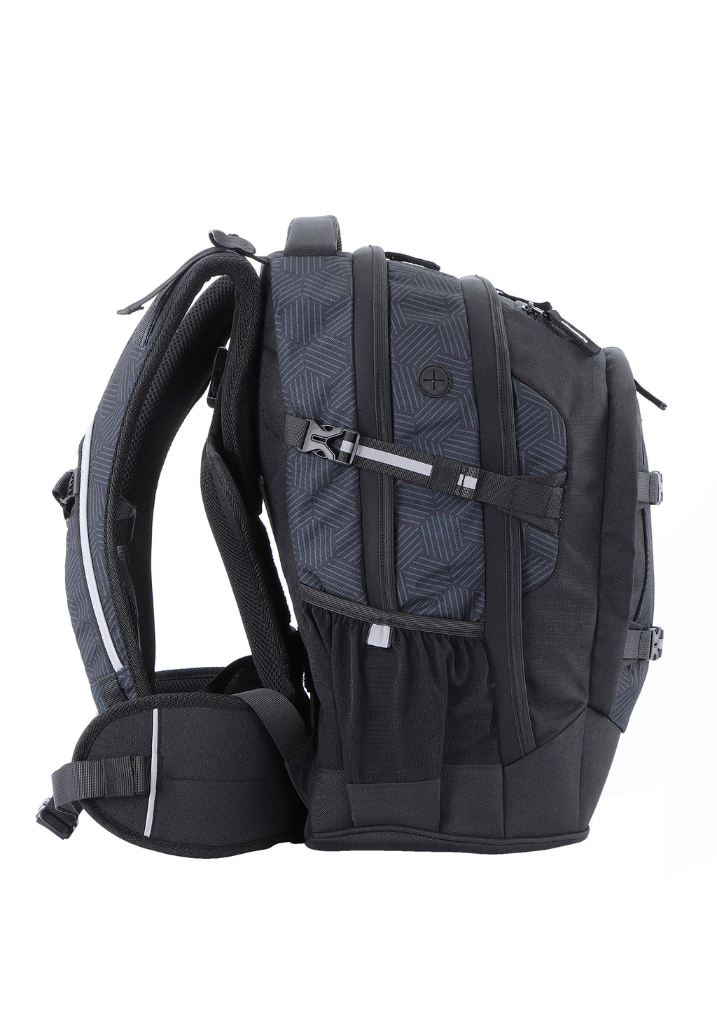 2be Ergonomisches Schulrucksack-Set 27 L – Schwarz/Grau – Produktansicht 5