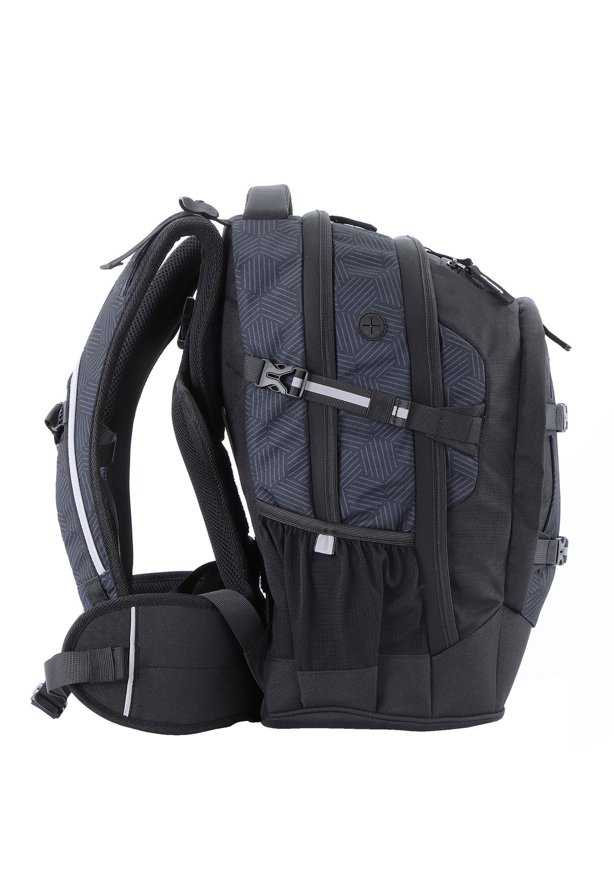 2be Ergonomisches Schulrucksack-Set 27 L – Schwarz/Grau – Produktansicht 5