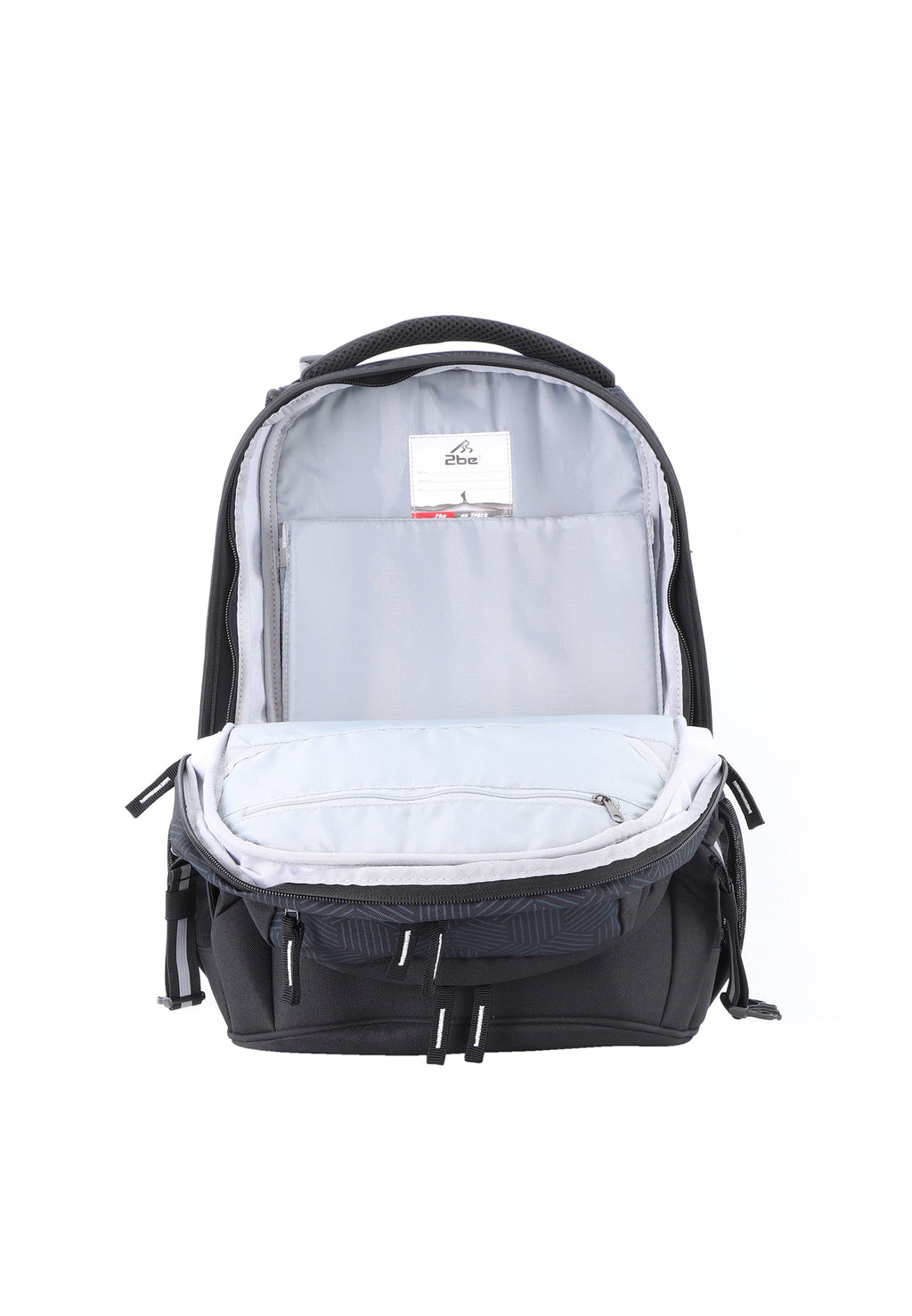 2be Ergonomisches Schulrucksack-Set 27 L – Schwarz/Grau – Produktansicht 8