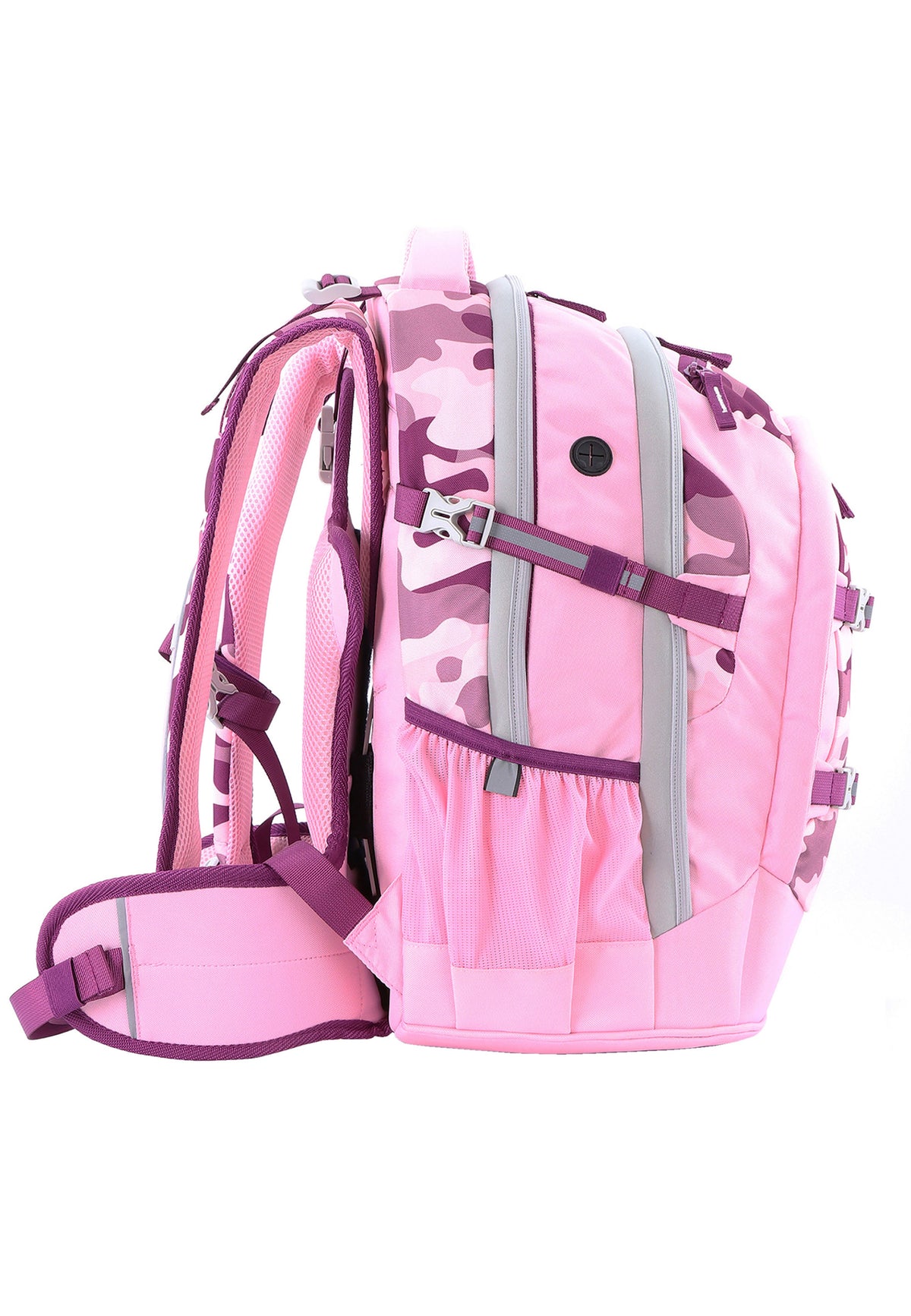 2be Ergonomisches Schulrucksack-Set 27 L – Burgunderrosa – Produktansicht 5