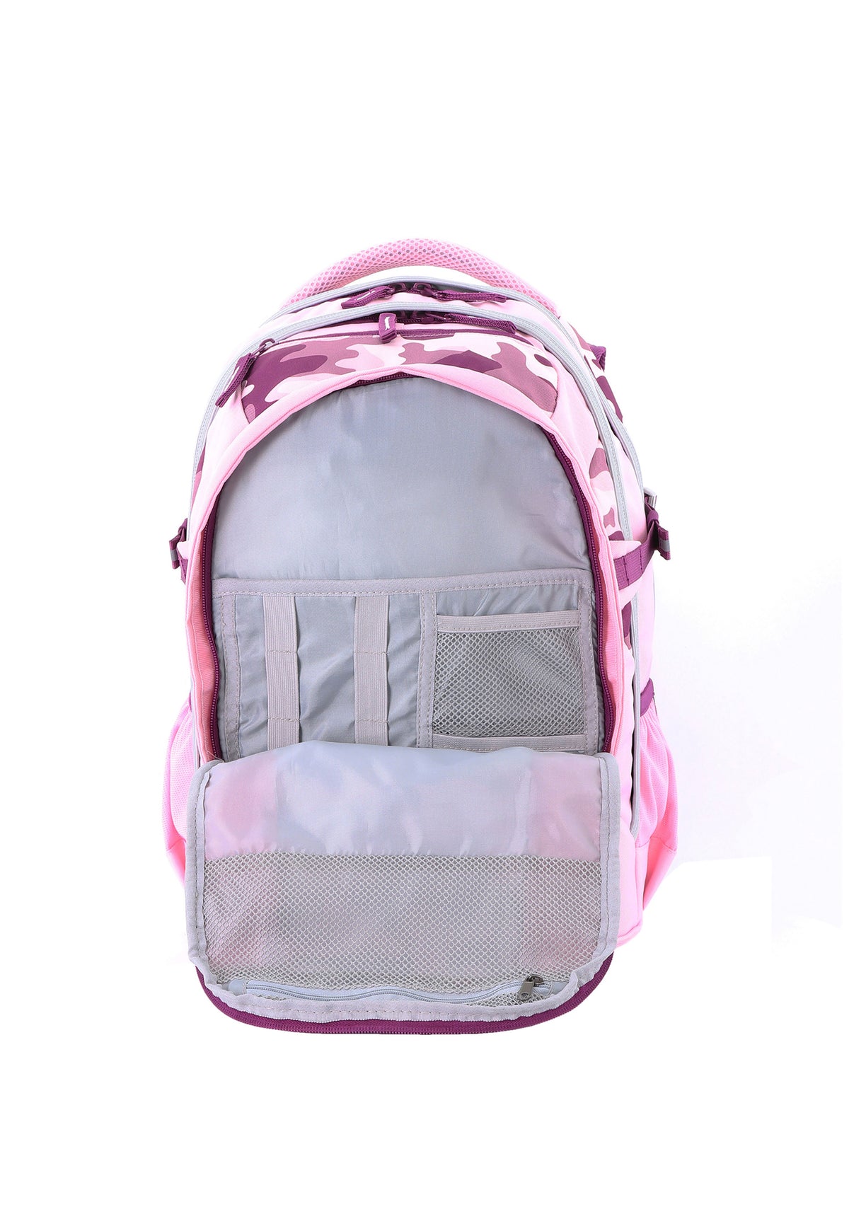 2be Ergonomisches Schulrucksack-Set 27 L – Burgunderrosa – Produktansicht 6