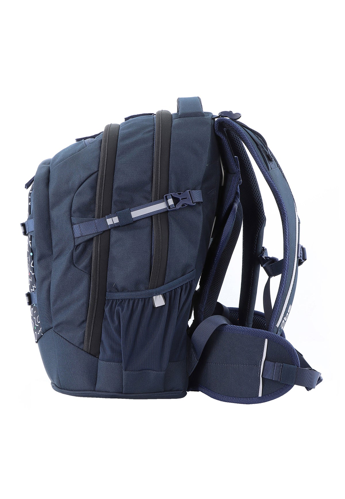 2be Ergonomisches Schulrucksack-Set 27 L – Marineblau – Produktansicht 3
