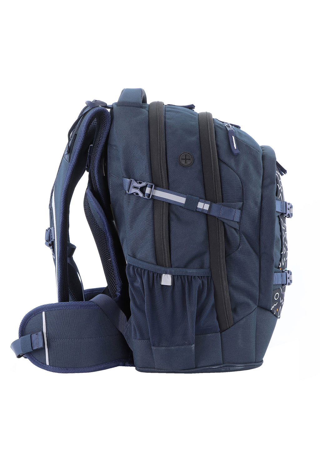 2be Ergonomisches Schulrucksack-Set 27 L – Marineblau – Produktansicht 5