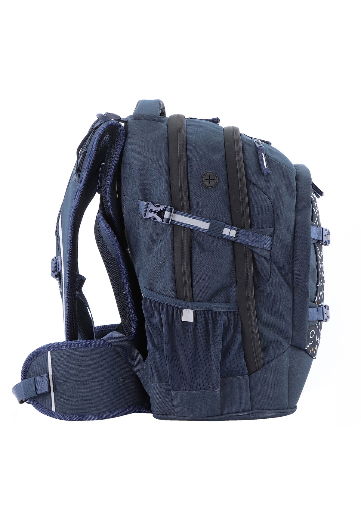 2be Ergonomisches Schulrucksack-Set 27 L – Marineblau – Produktansicht 5
