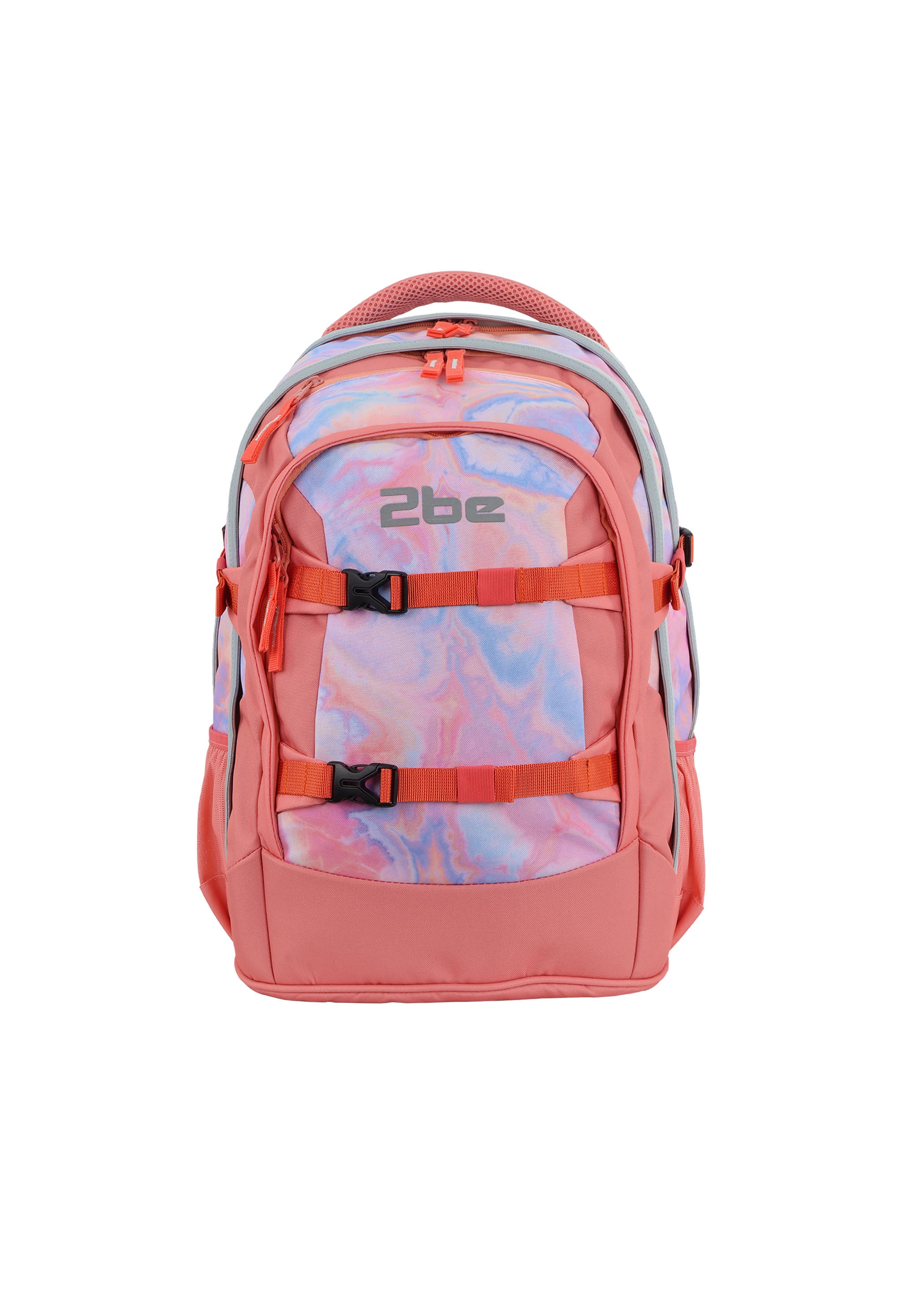 2be – Schulrucksack mit 15-Zoll-Laptopfach Rosa