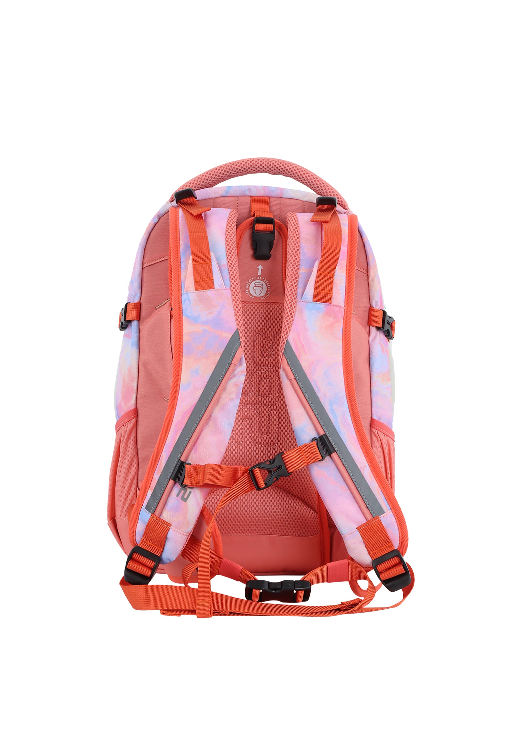 2be – Schulrucksack mit 15-Zoll-Laptopfach Rosa