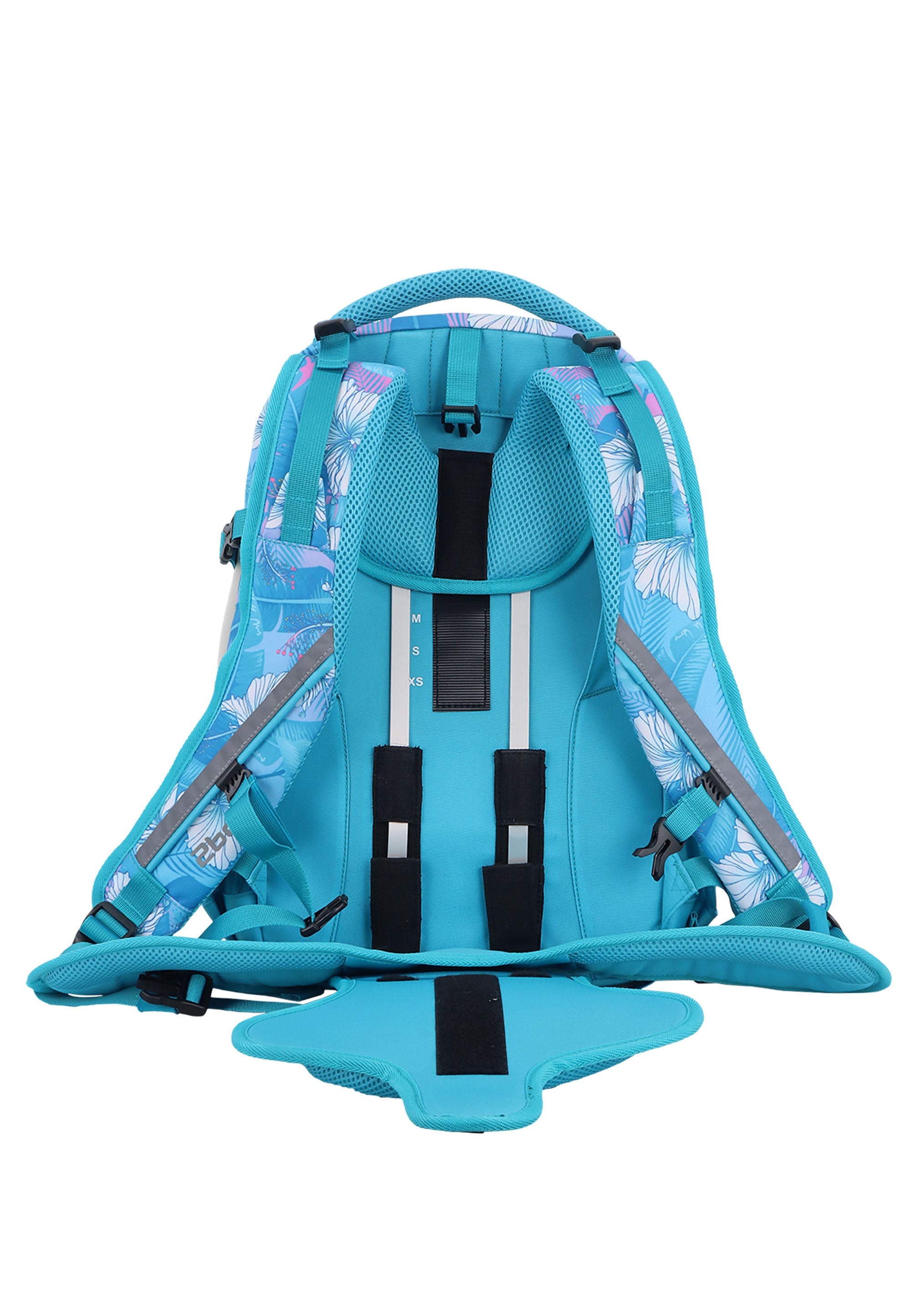 2be – Schulrucksack mit 15-Zoll-Laptopfach Turkis