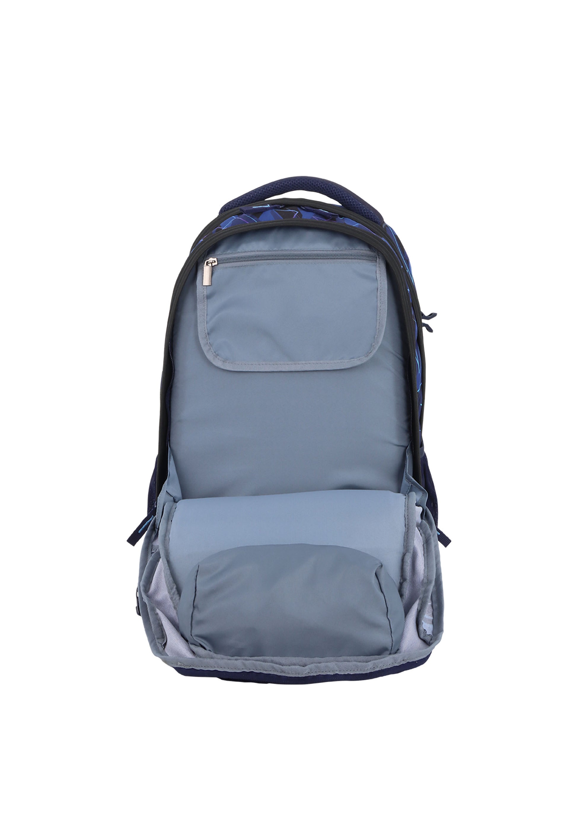 2be – Schulrucksack mit 15-Zoll-Laptopfach Blau