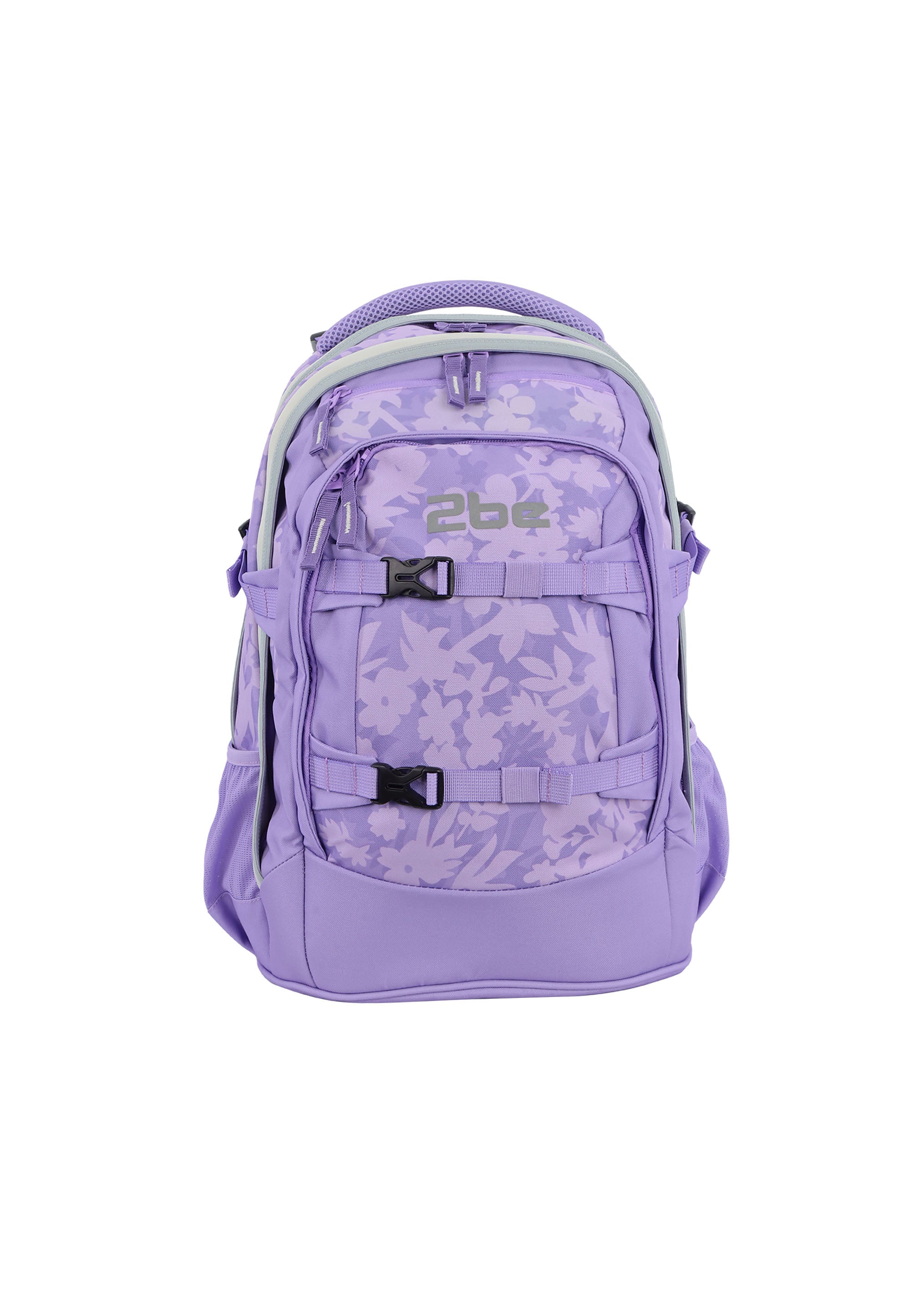 2be – Schulrucksack mit 15-Zoll-Laptopfach Lila