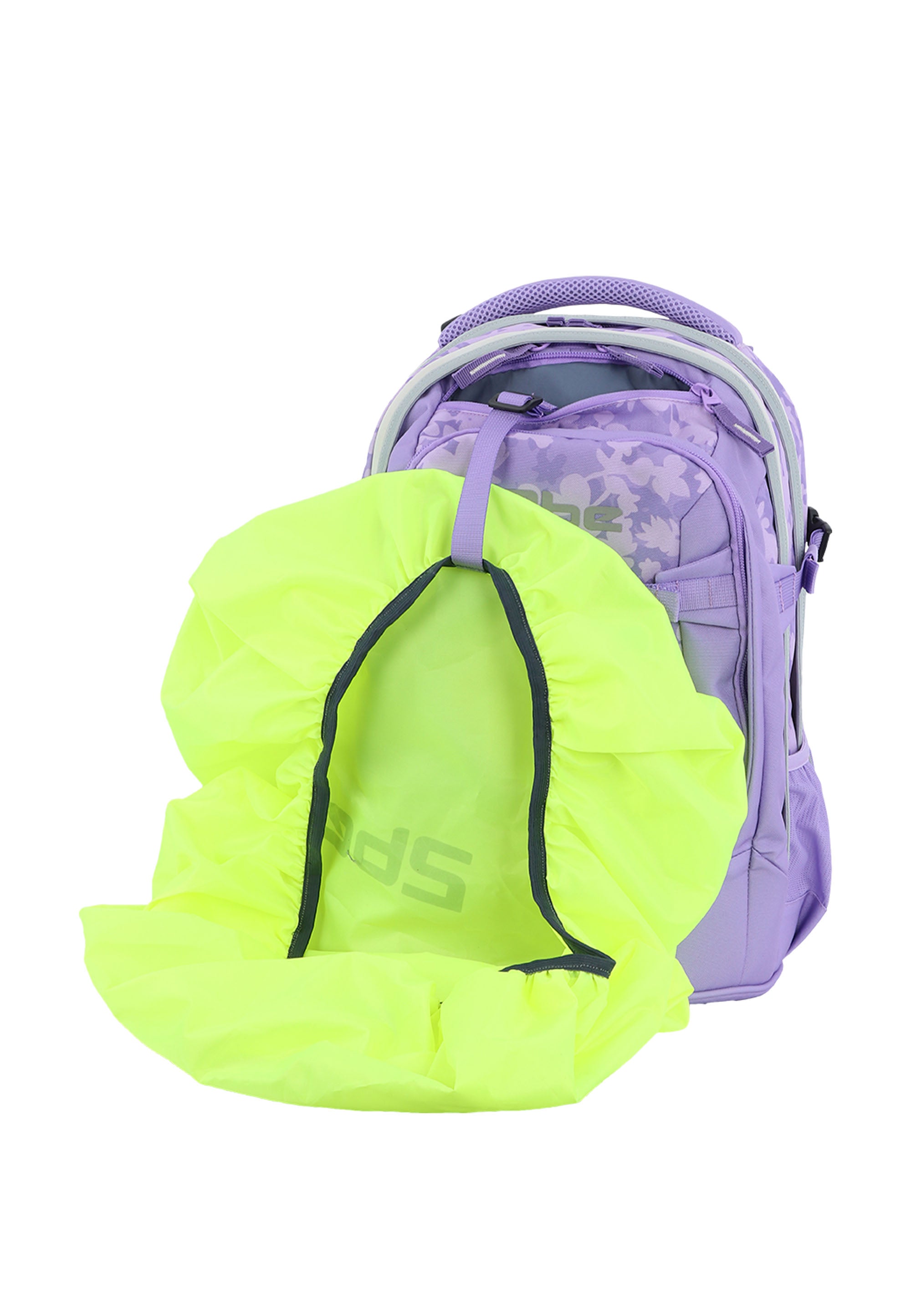 2be – Schulrucksack mit 15-Zoll-Laptopfach Lila