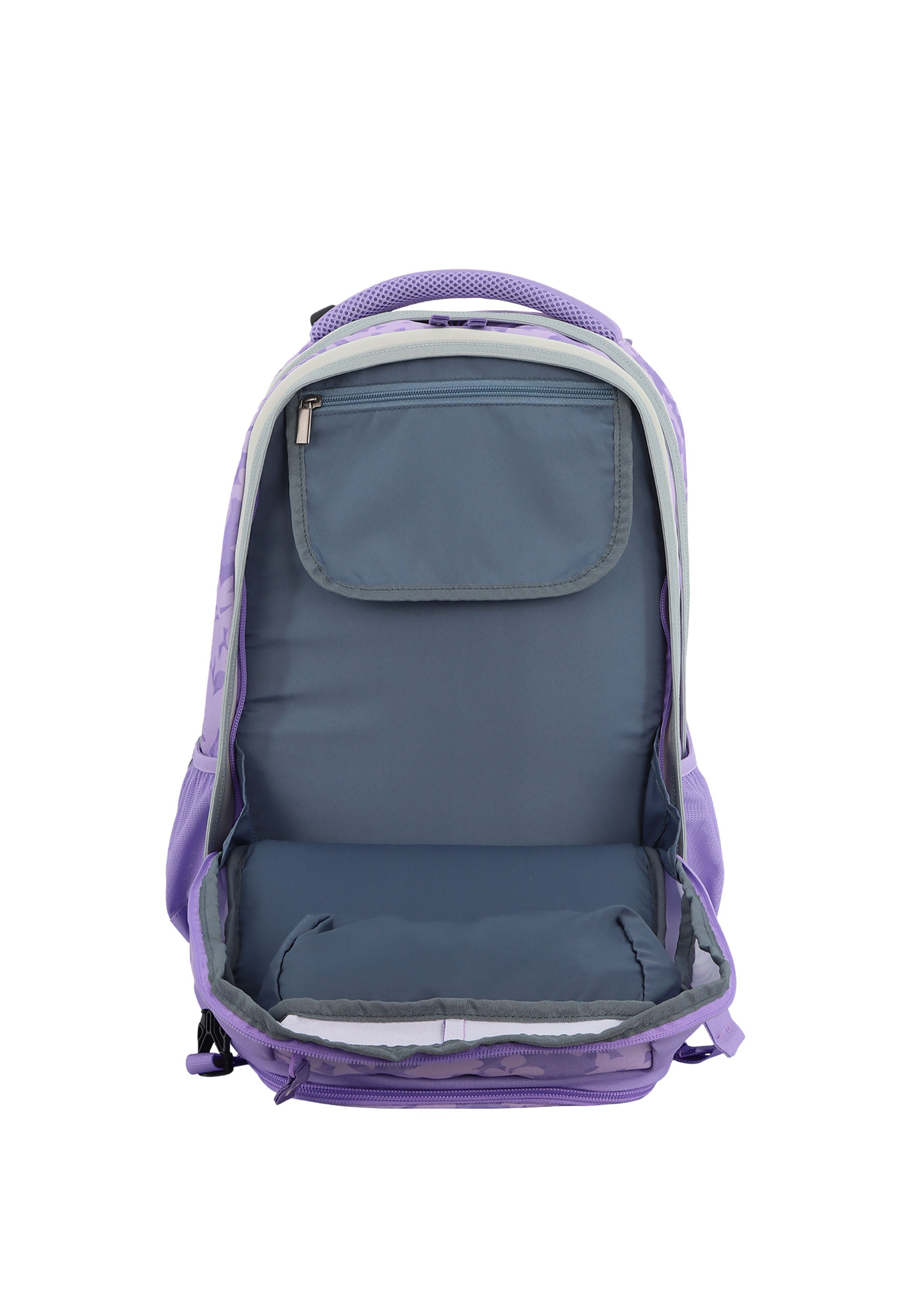 2be – Schulrucksack mit 15-Zoll-Laptopfach Lila