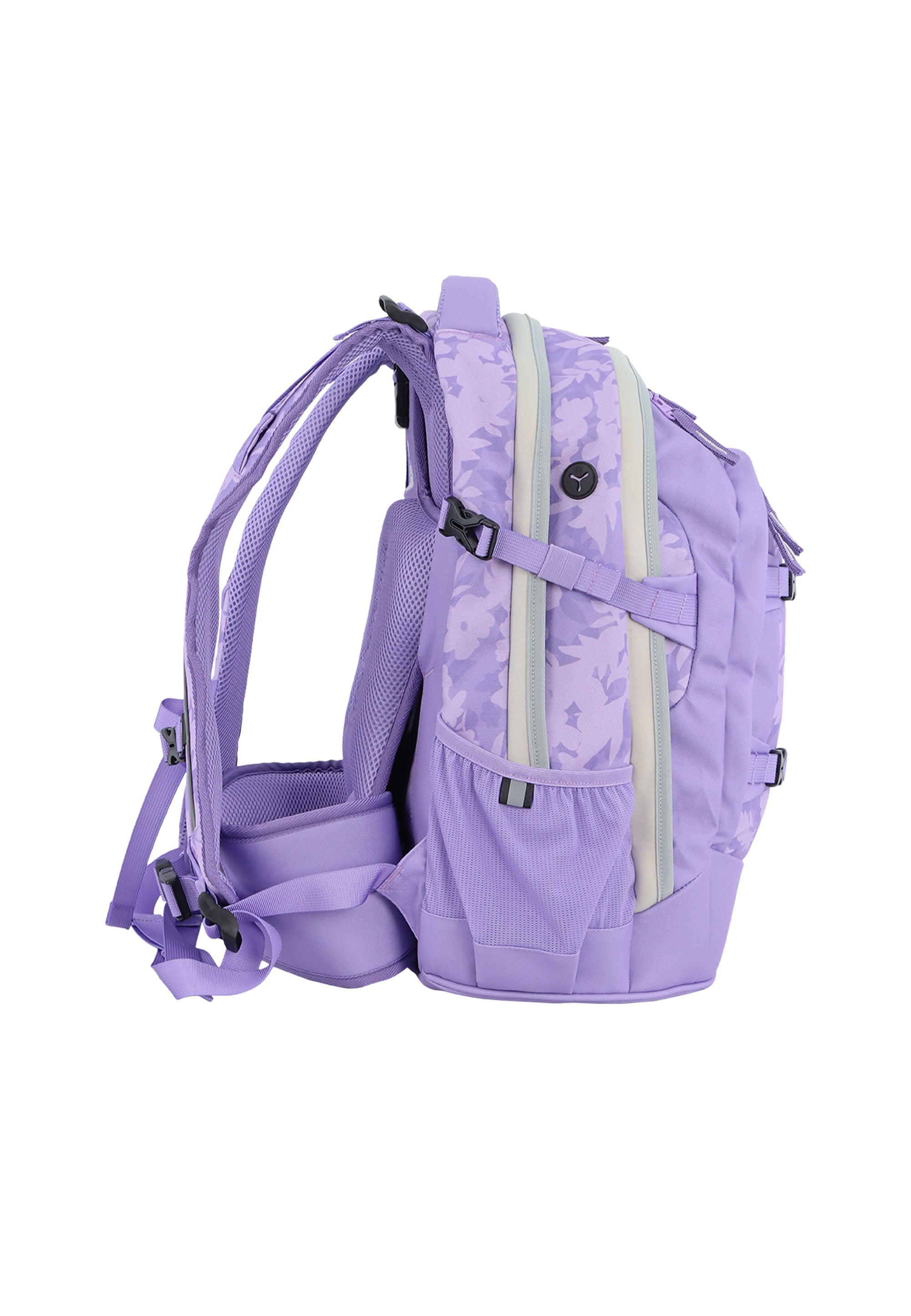 2be – Schulrucksack mit 15-Zoll-Laptopfach Lila