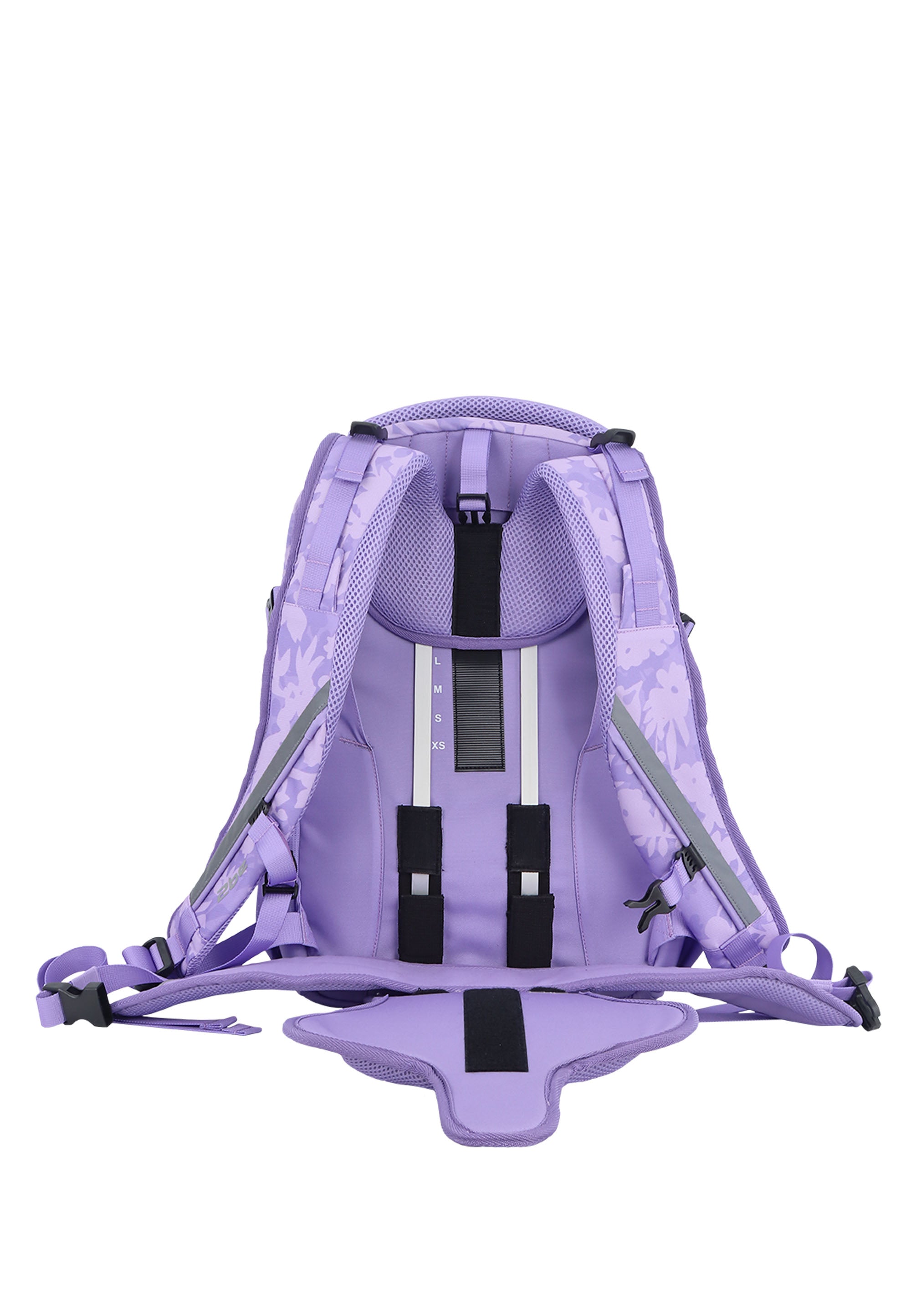 2be – Schulrucksack mit 15-Zoll-Laptopfach Lila