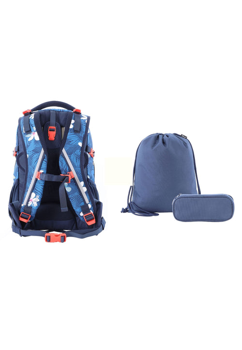 2be Ergonomisches Schulrucksack-Set 27 L – Blau – Produktansicht 2