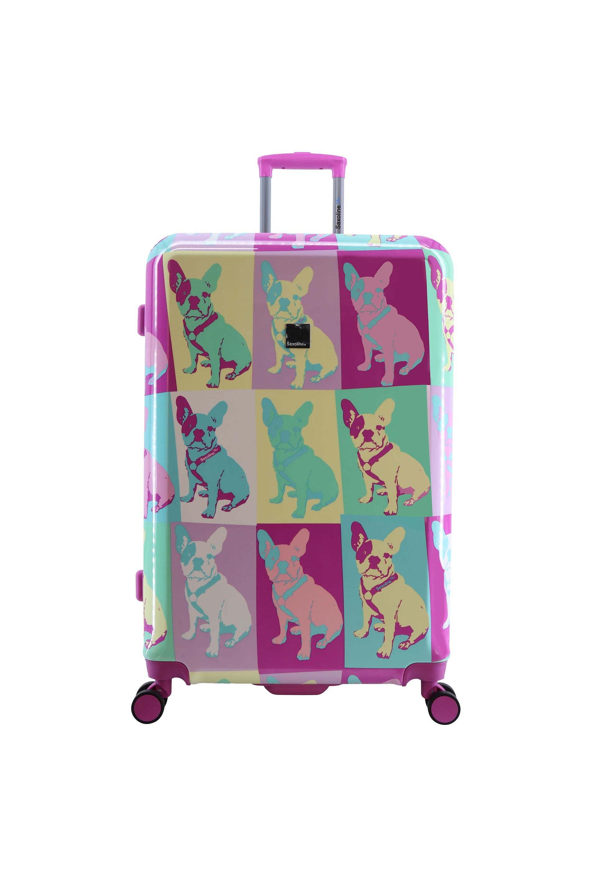 Saxoline Blue - Bulldog Emotion Hartschalen-Kofferset / Trolley-Set / Reisekofferset - (S/M/L)