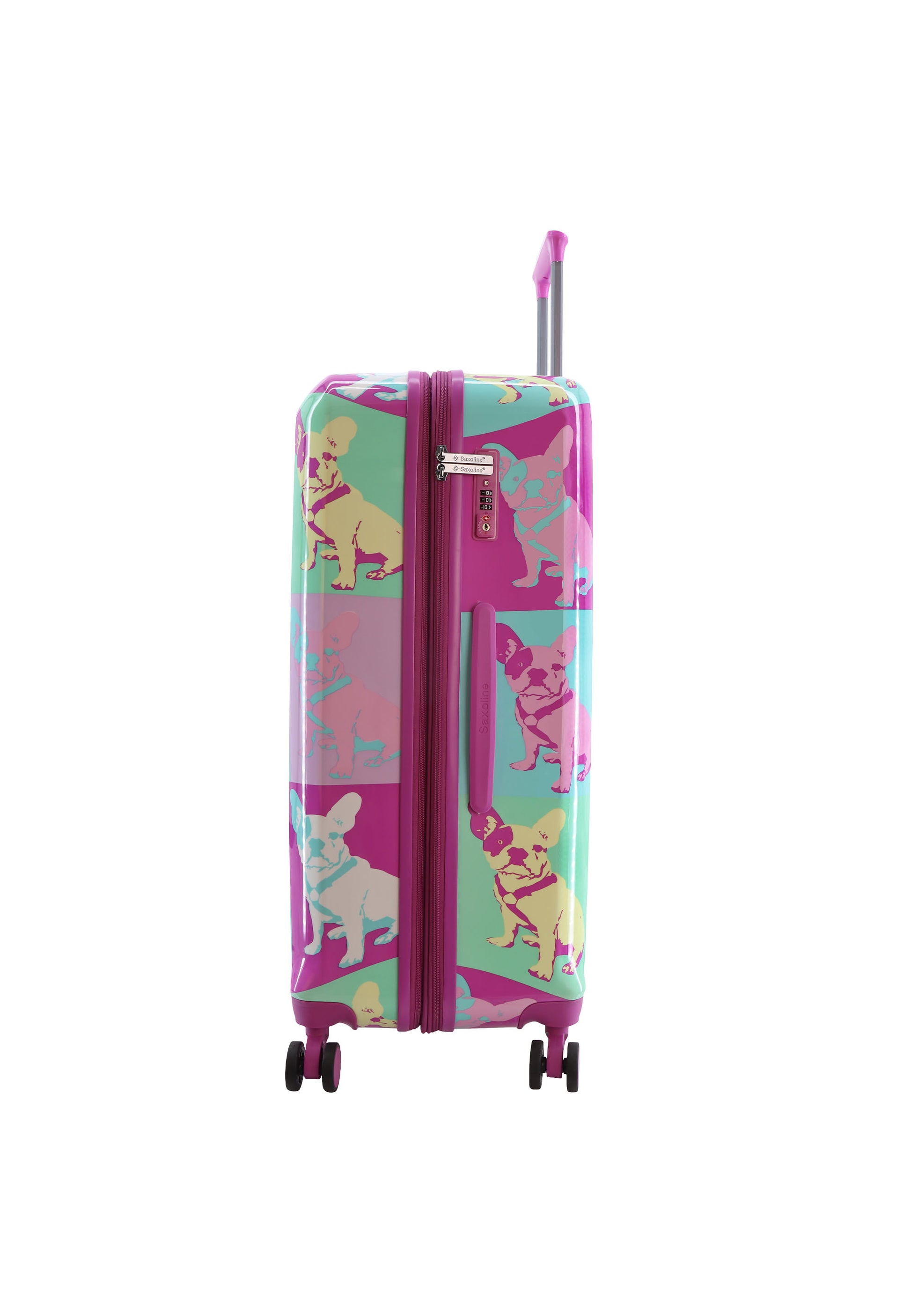 Saxoline Blue - Bulldog Emotion Hartschalen-Kofferset / Trolley-Set / Reisekofferset - (S/M/L)