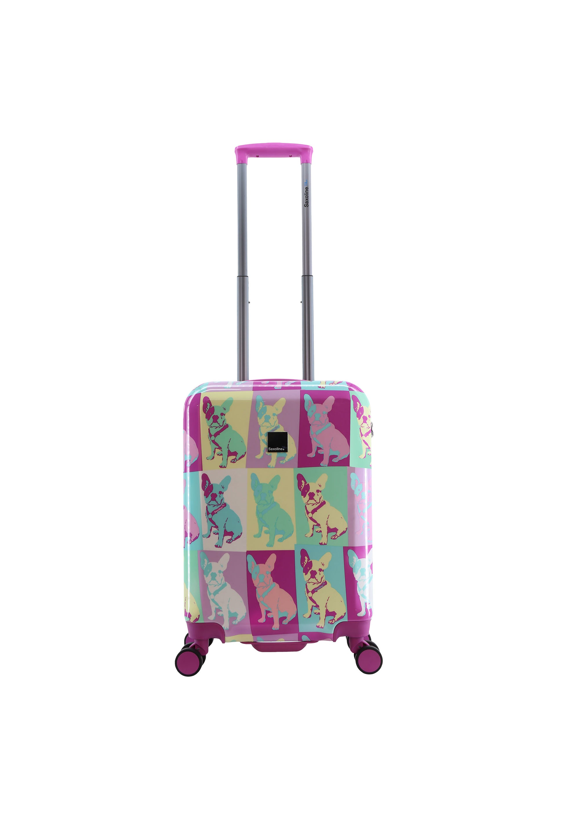 Saxoline Blue - Bulldog Emotion Handgepäck Hartschalenkoffer / Trolley / Reisekoffer - 55 cm - (Small)