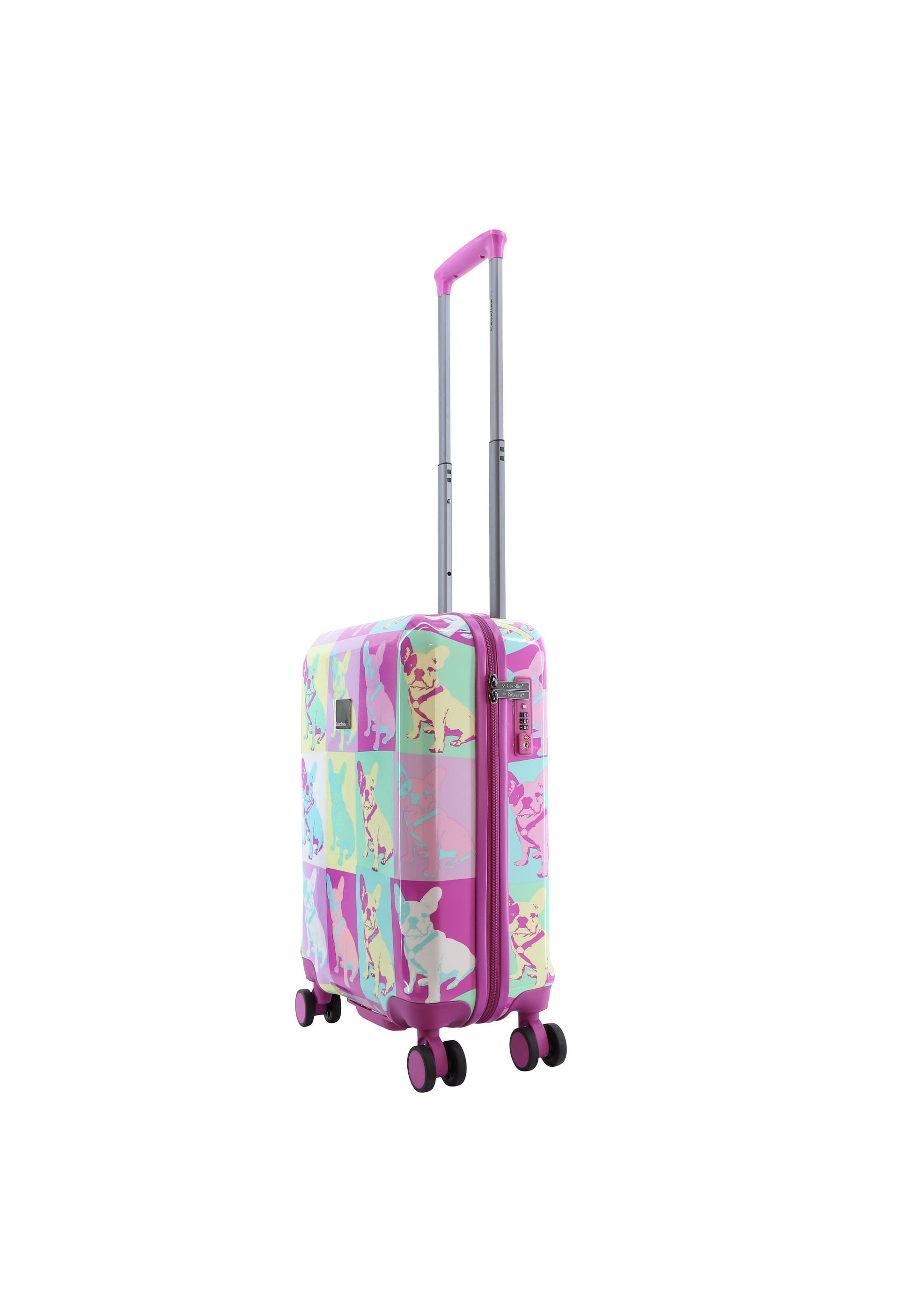 Saxoline Blue - Bulldog Emotion Handgepäck Hartschalenkoffer / Trolley / Reisekoffer - 55 cm - (Small)